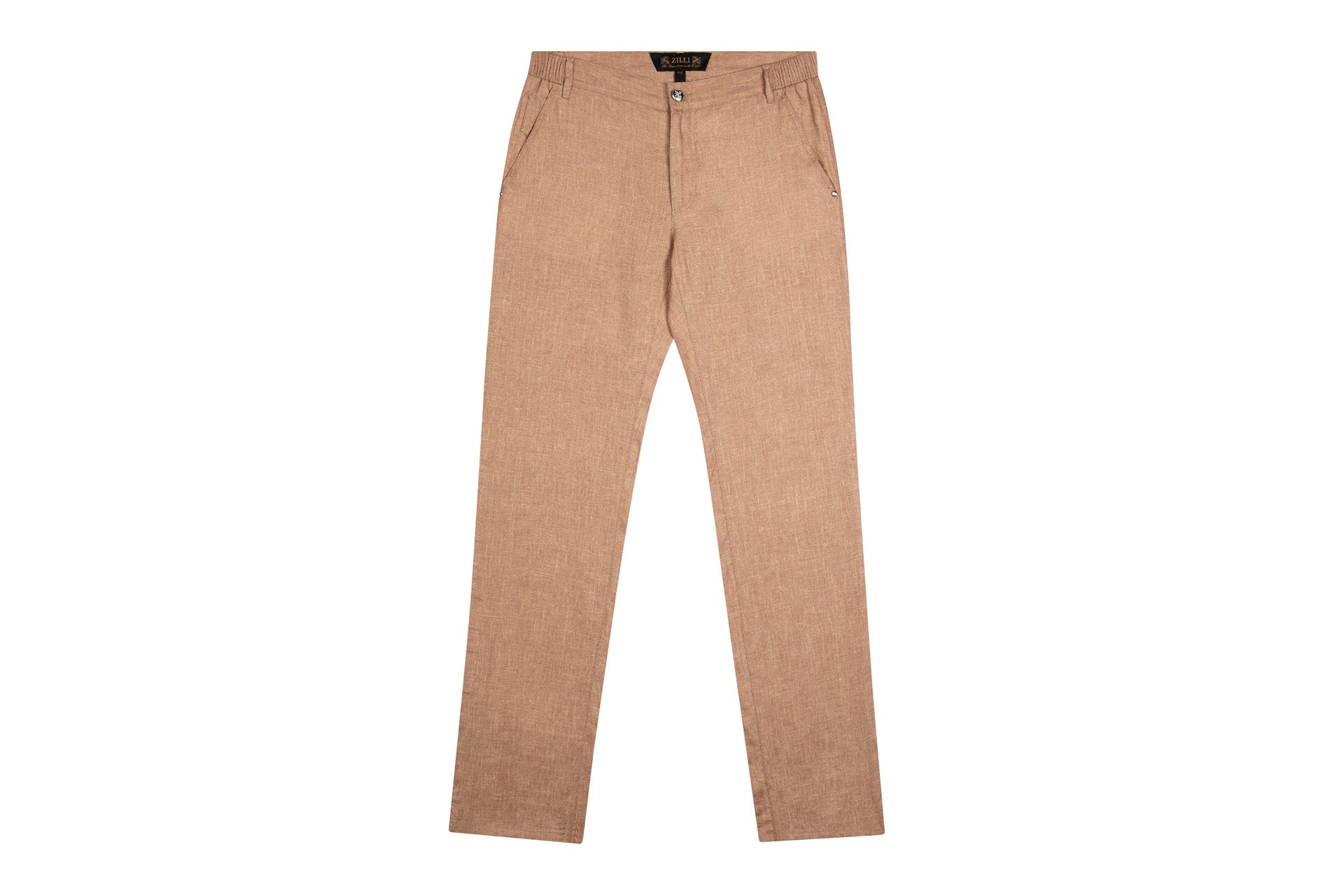 Griffon Linen - Navy Tailored Fit Linen Trousers