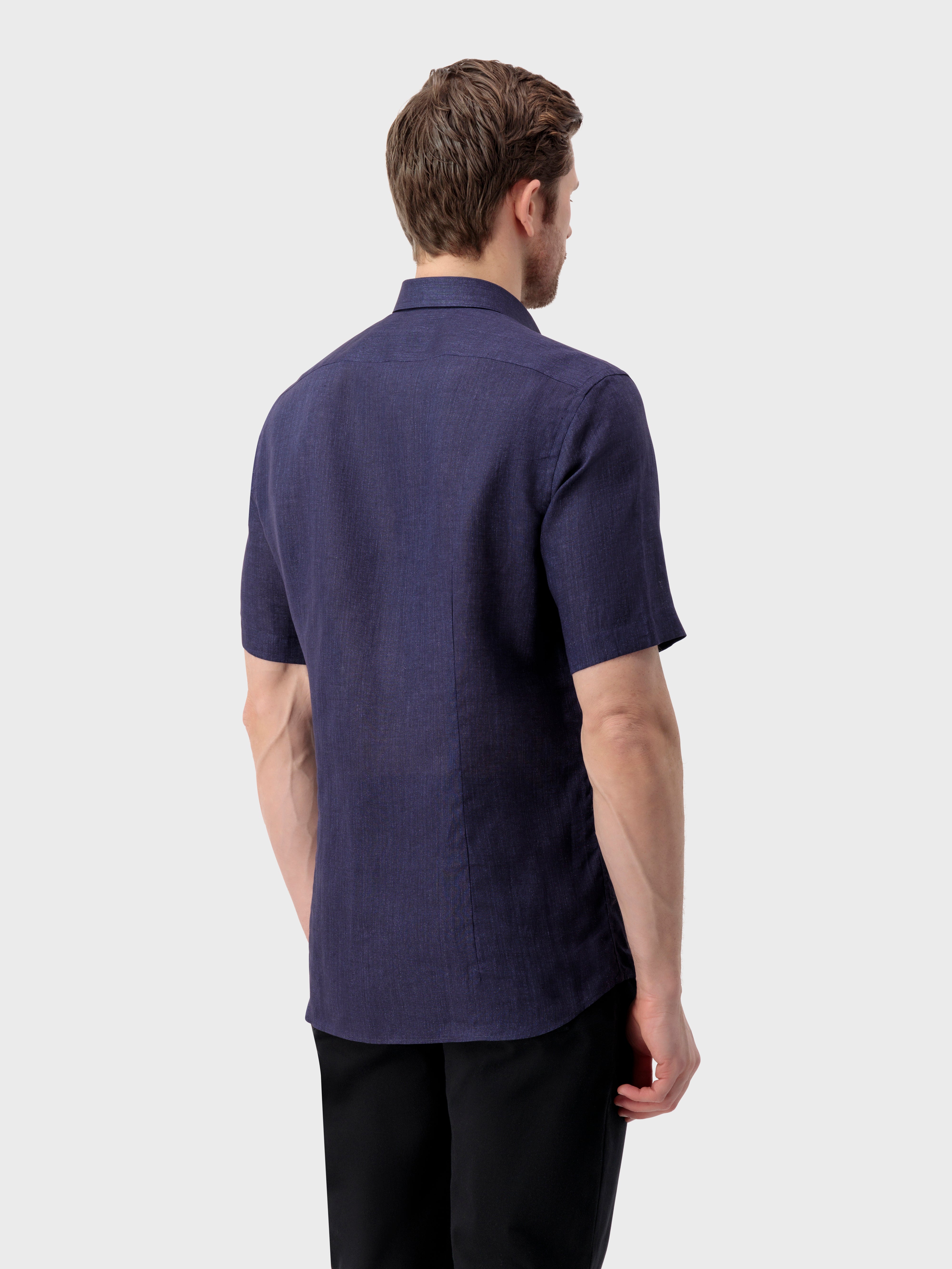 Linen Shirt - Blue Navy