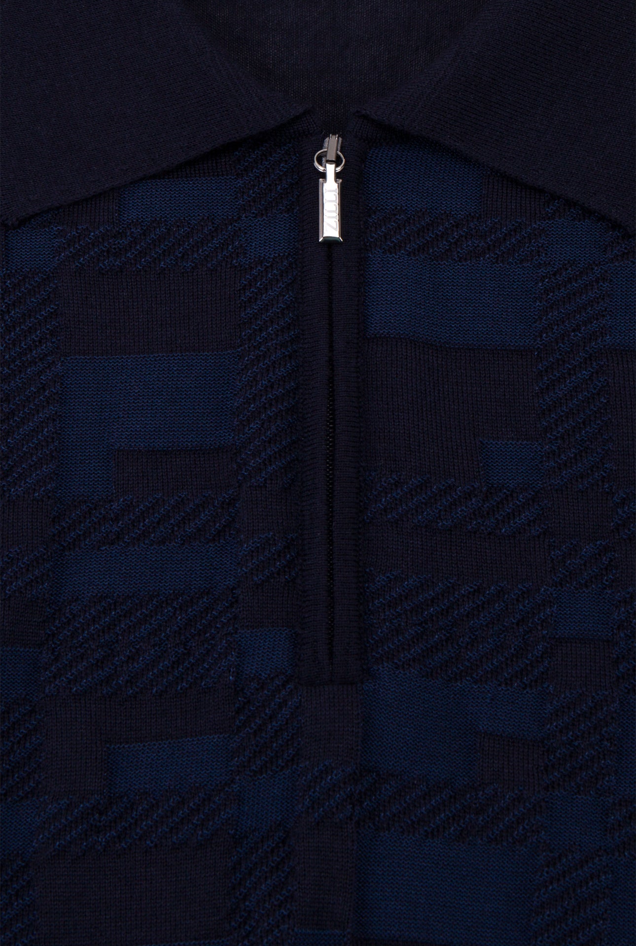 Long Sleeve Zipped Polo