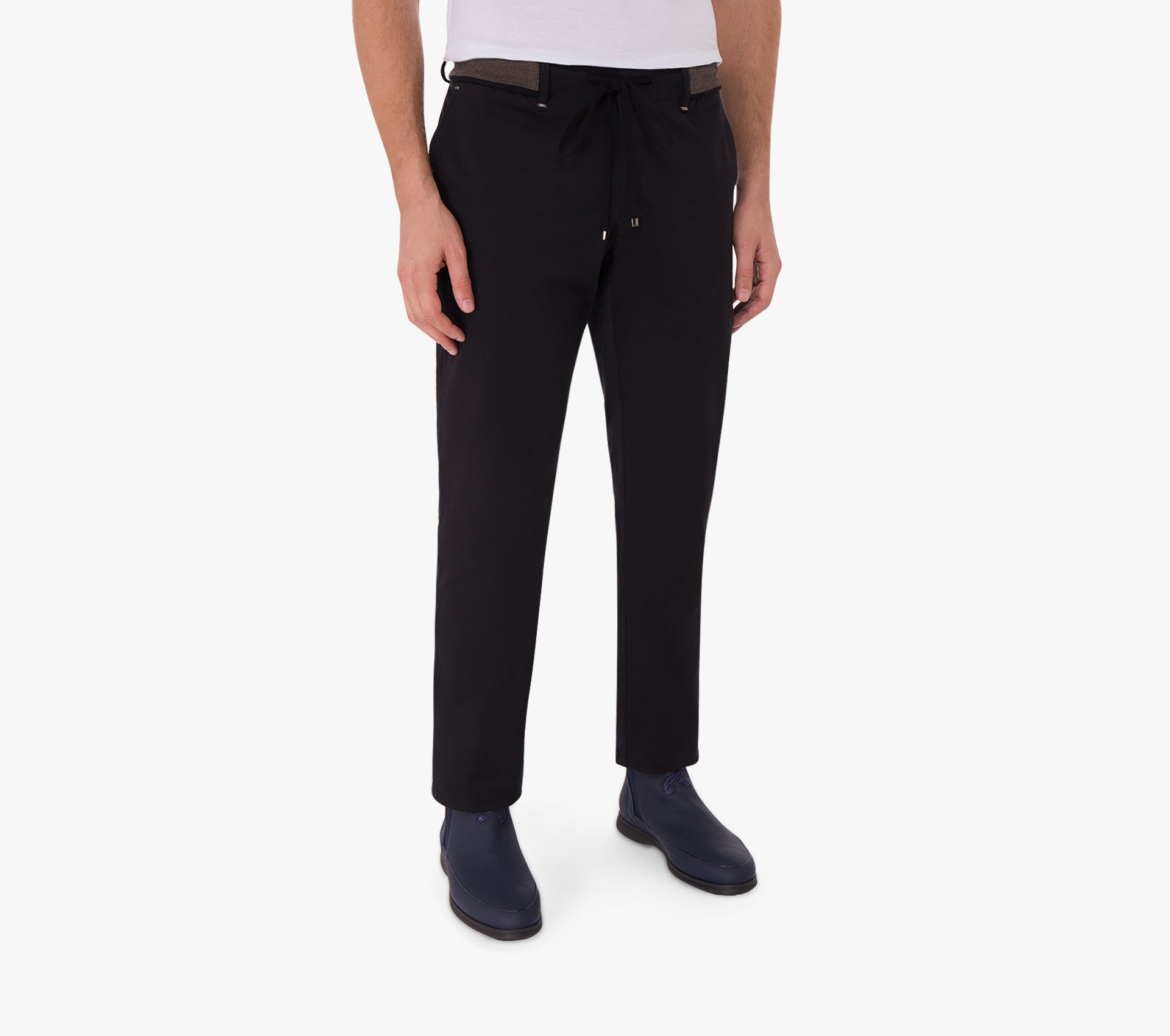 Cotton Trousers with Coulisse