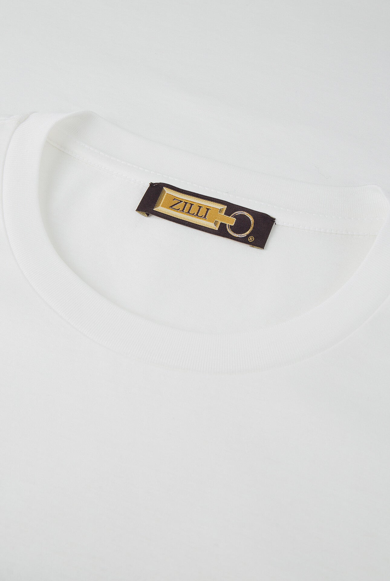 Zilli Round Neck T-shirt - Cursive Zilli Pattern