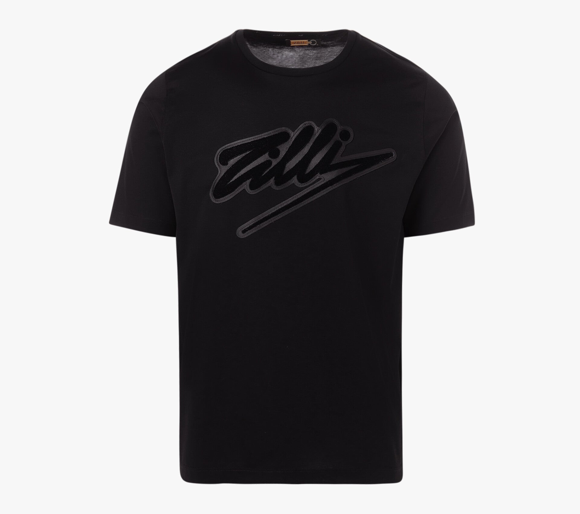 Zilli Round Neck T-shirt - Cursive Zilli Pattern