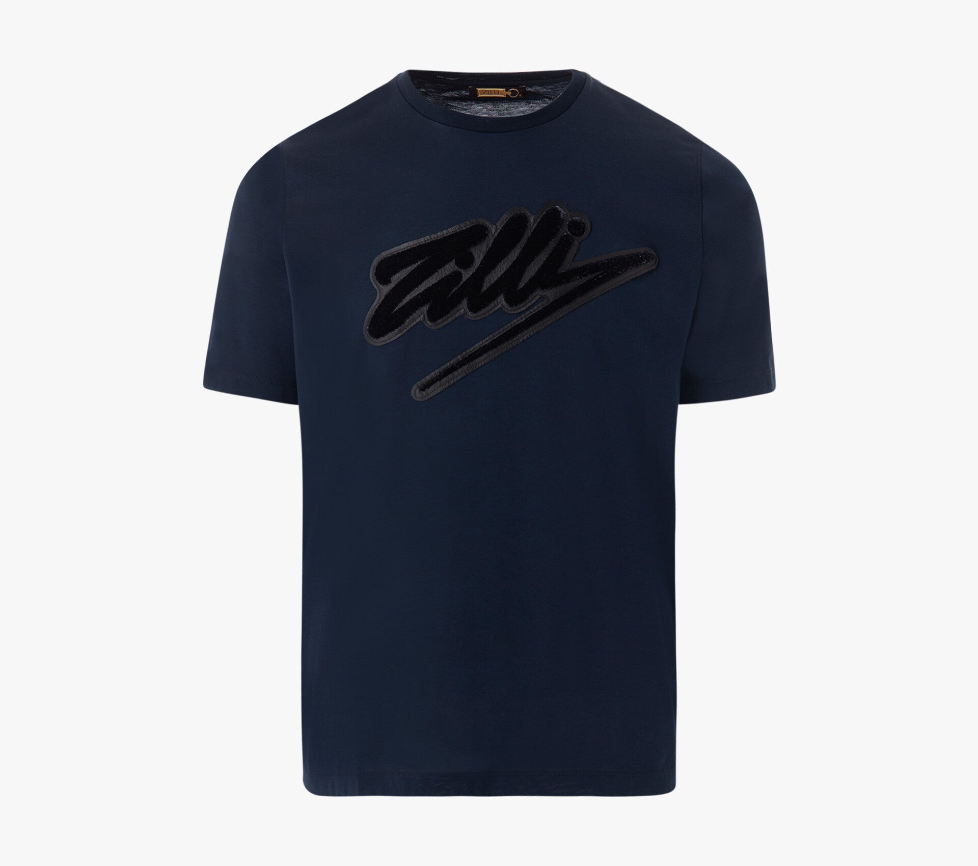 Zilli Round Neck T-shirt - Cursive Zilli Pattern