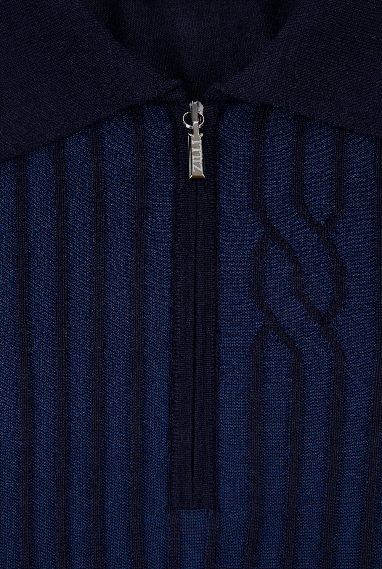 Long Sleeve Zipped Polo
