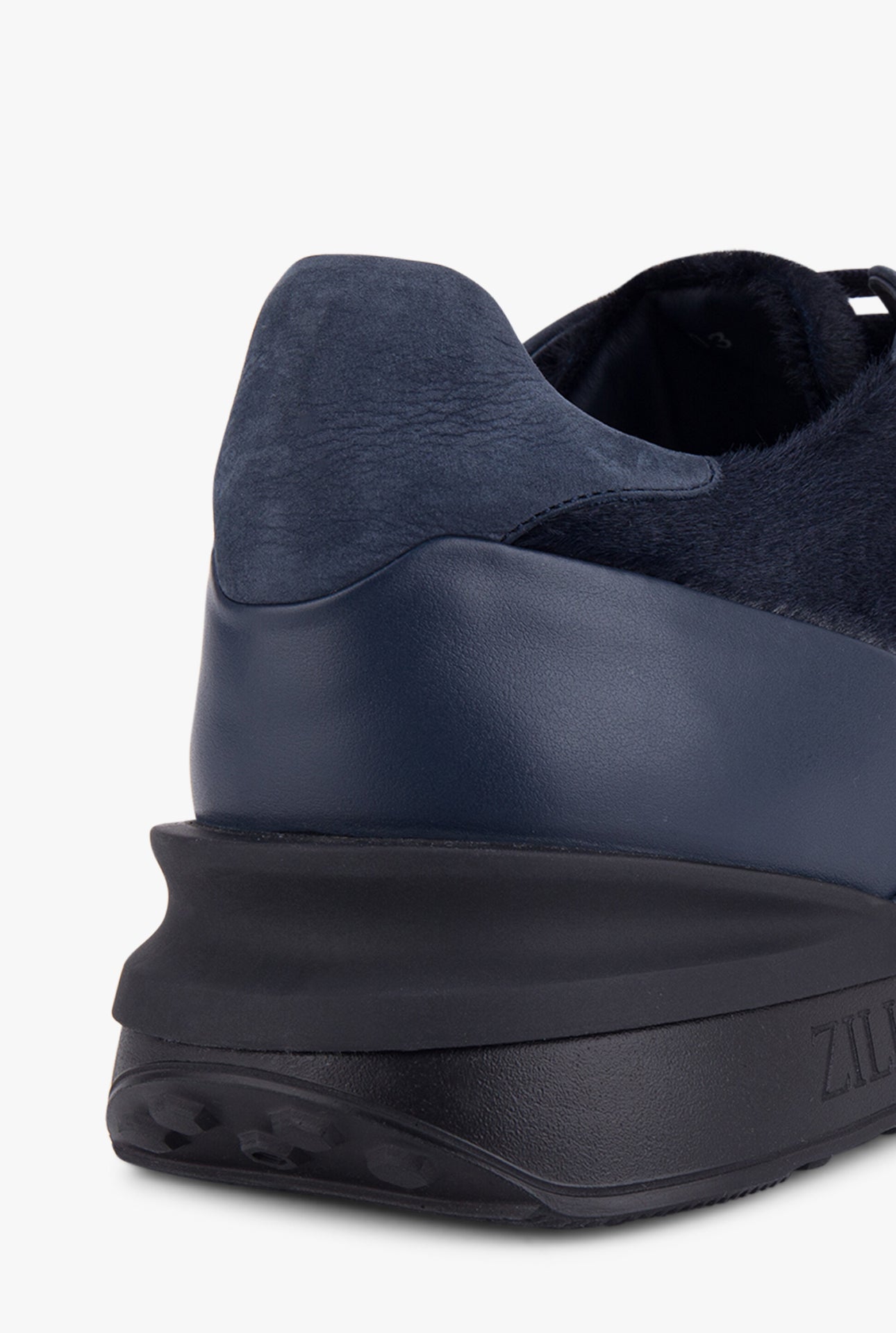 Suede Calfskin Sneakers with ZILLI Signature