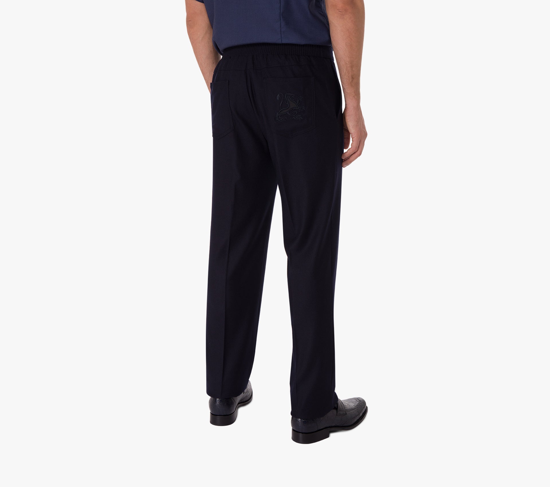 Trousers with Elastic Waistband