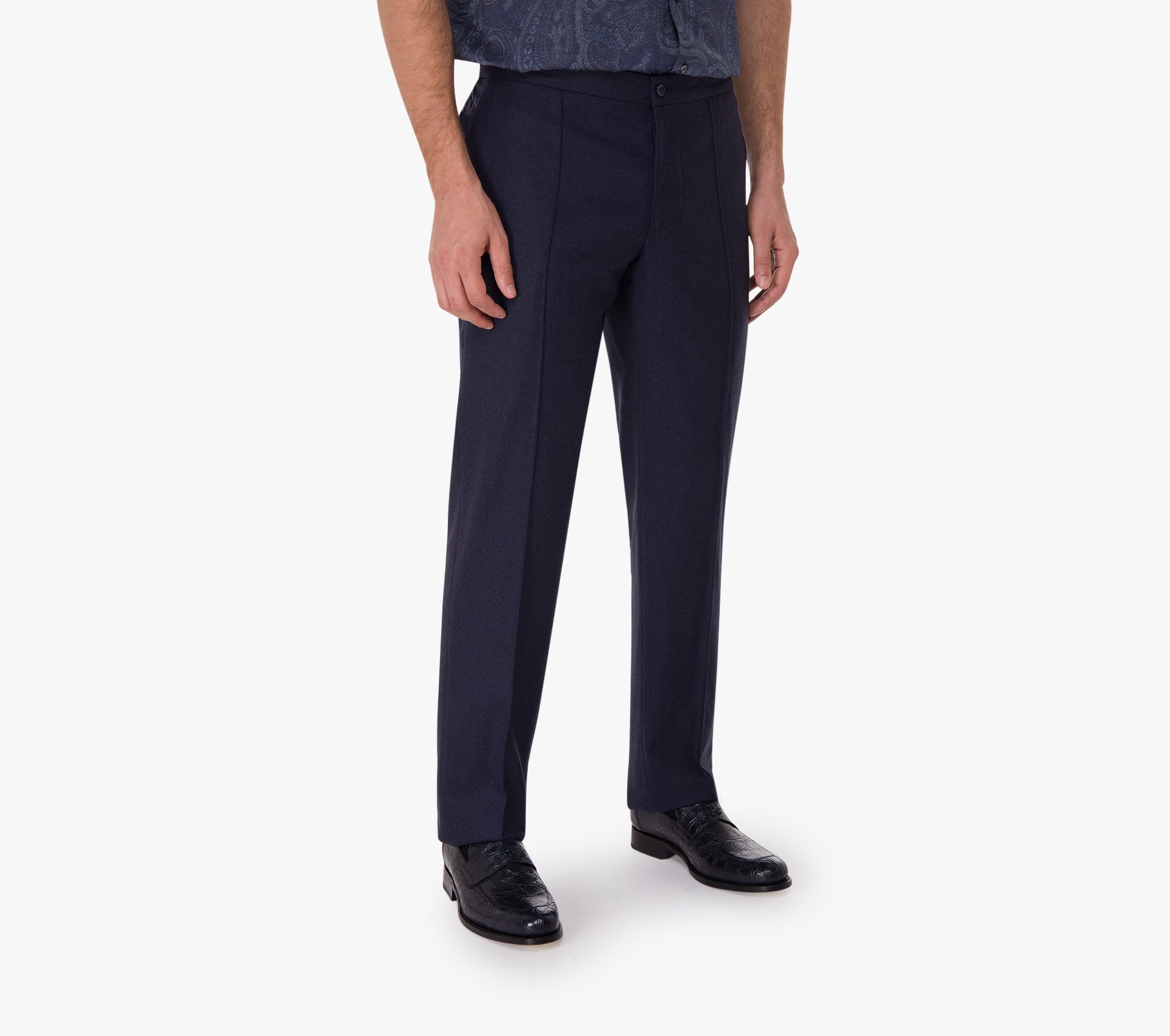 Trousers with Elastic Waistband