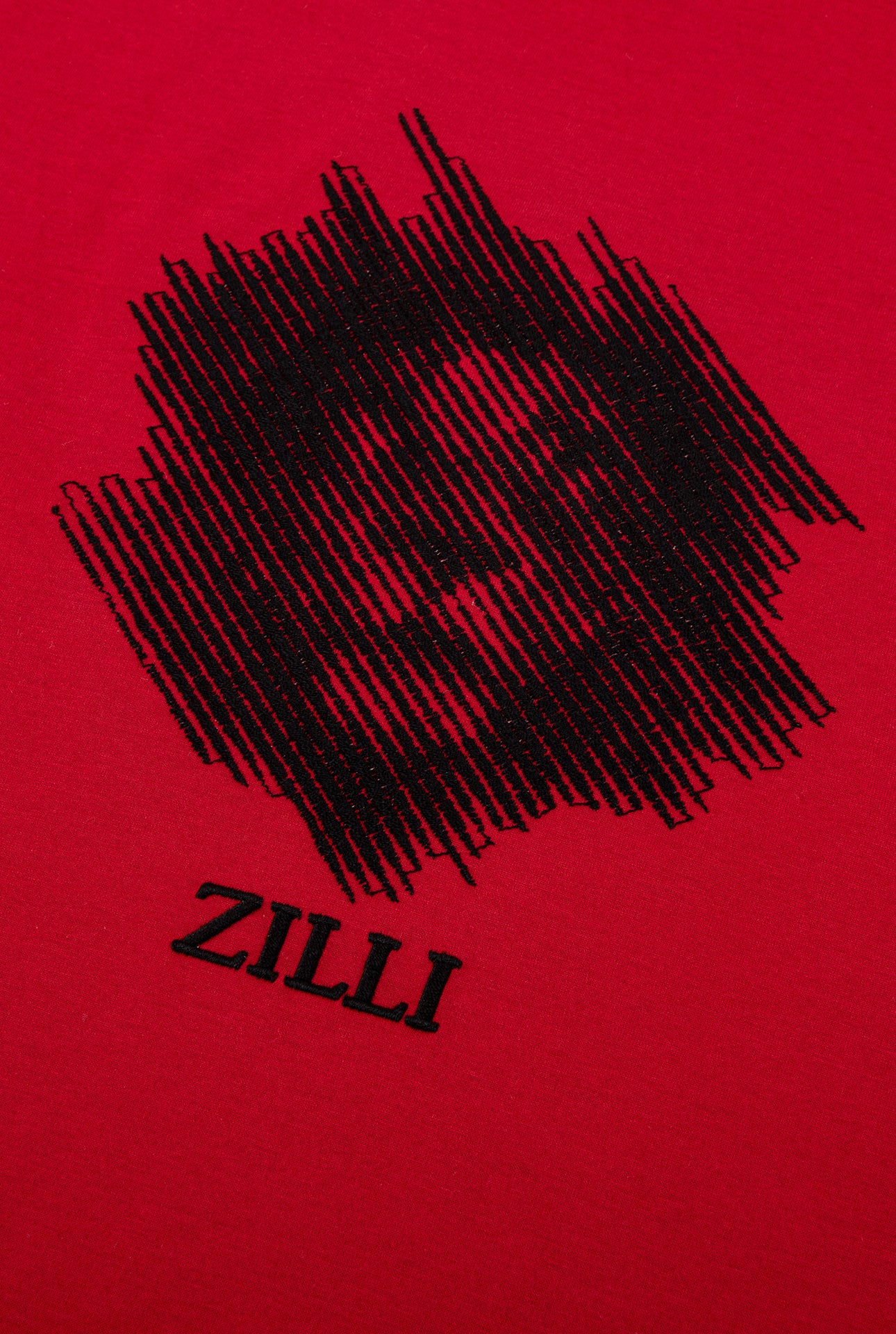 T-shirt with Lion Stripes Embroidery