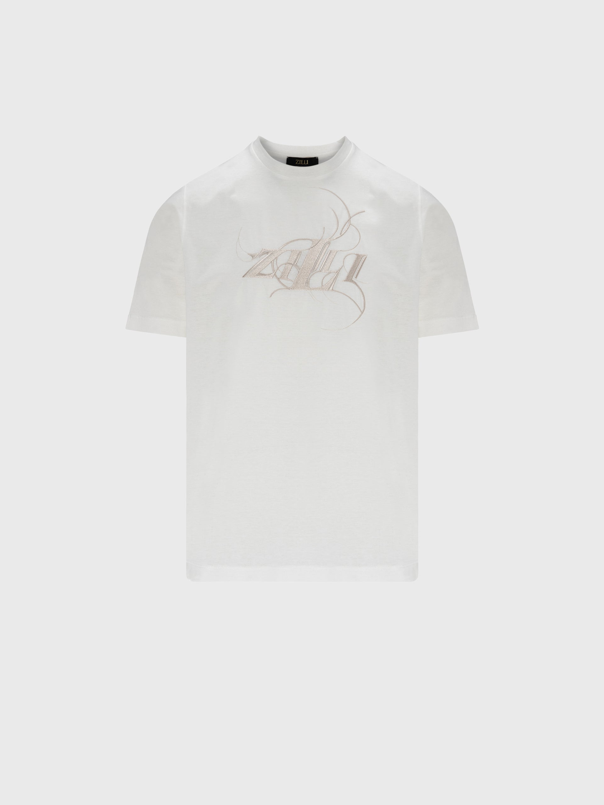 T-shirt with Stylized Zilli Lettering