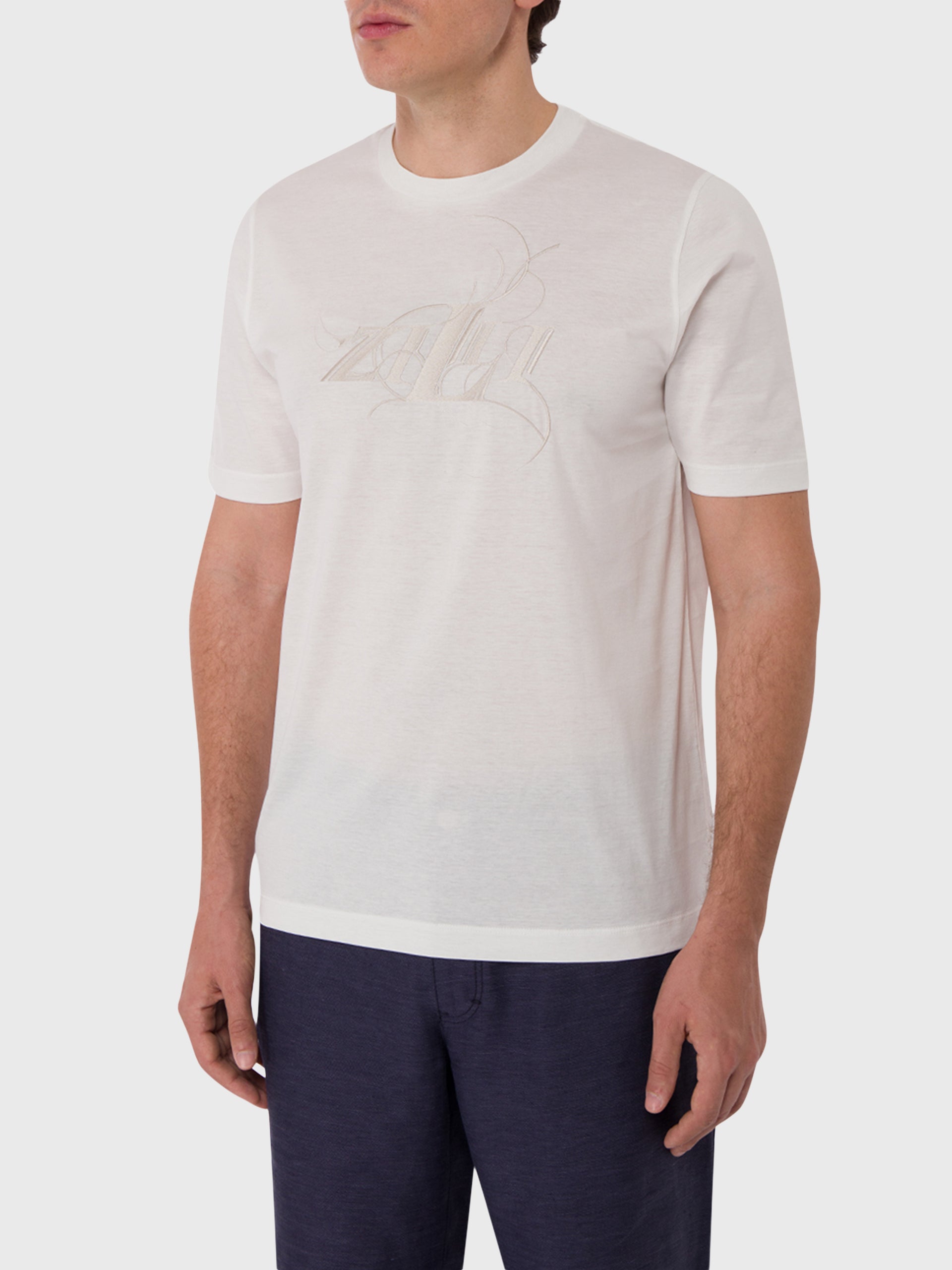 T-shirt with Stylized Zilli Lettering