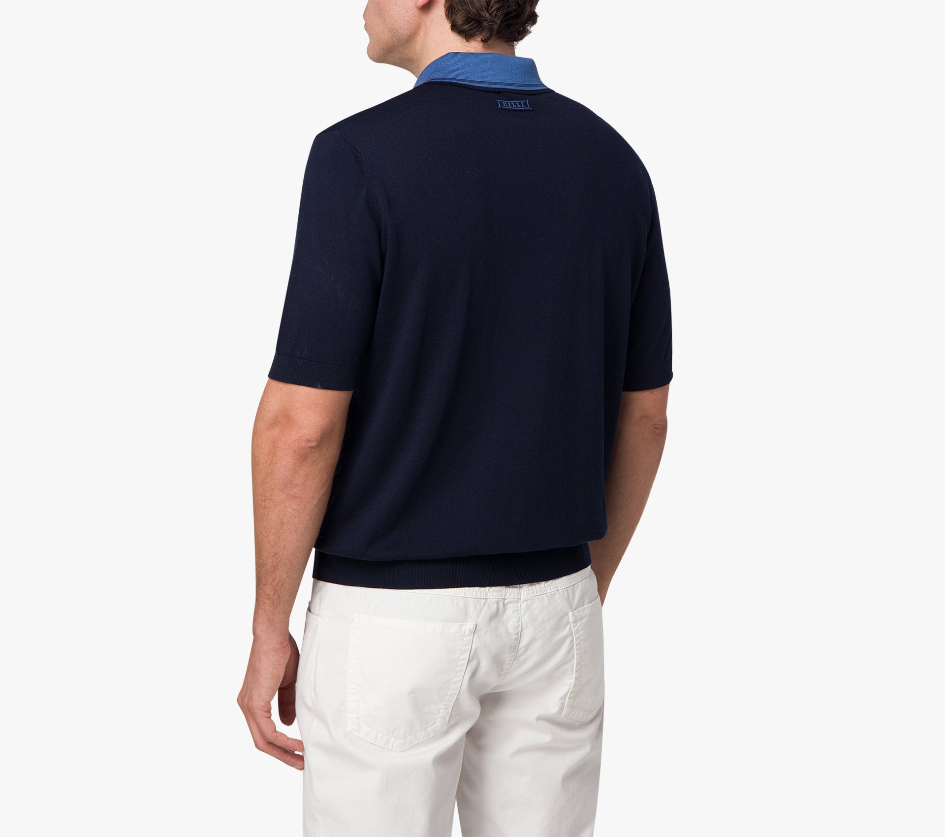 Short Sleeve Zipped Polo