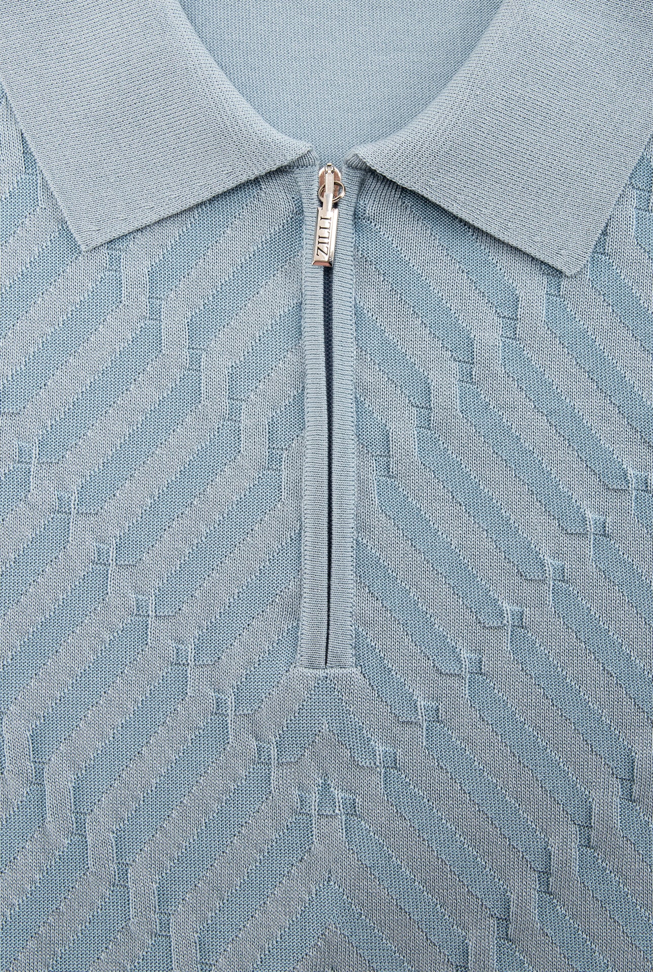 Zipped Polo Short Sleeves