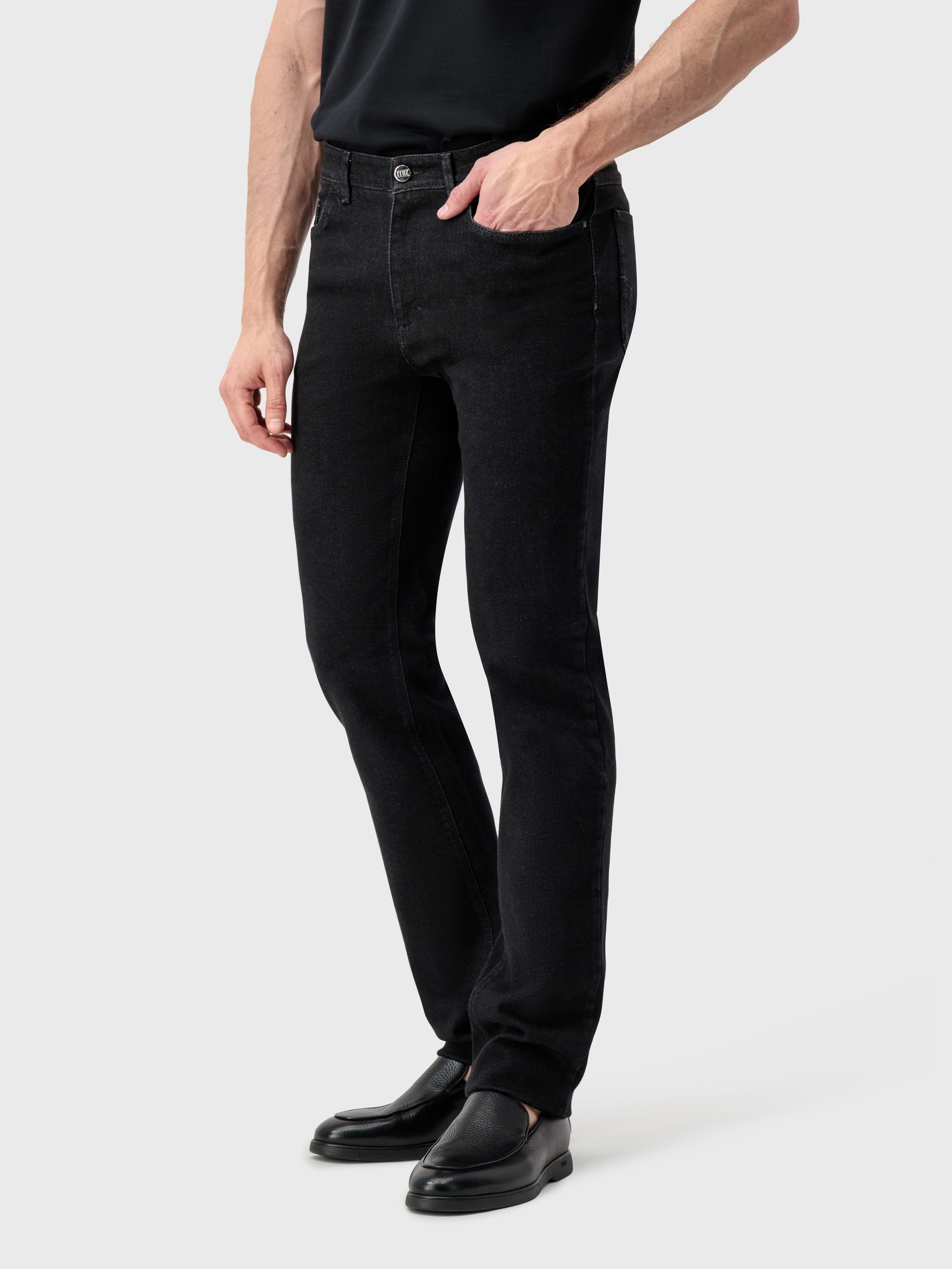 Jeans in Cotton Black