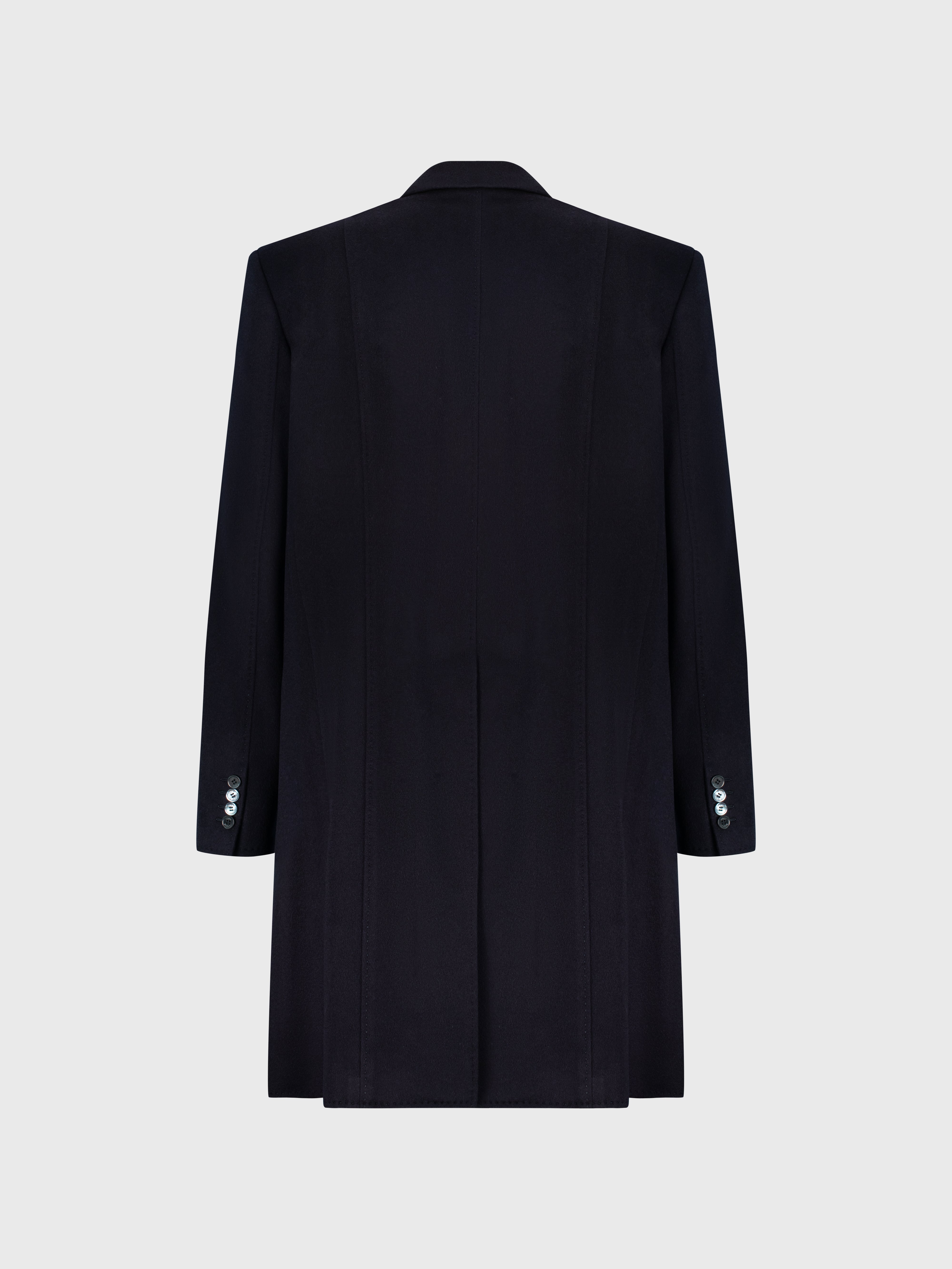 Cashmere Coat Blue Navy