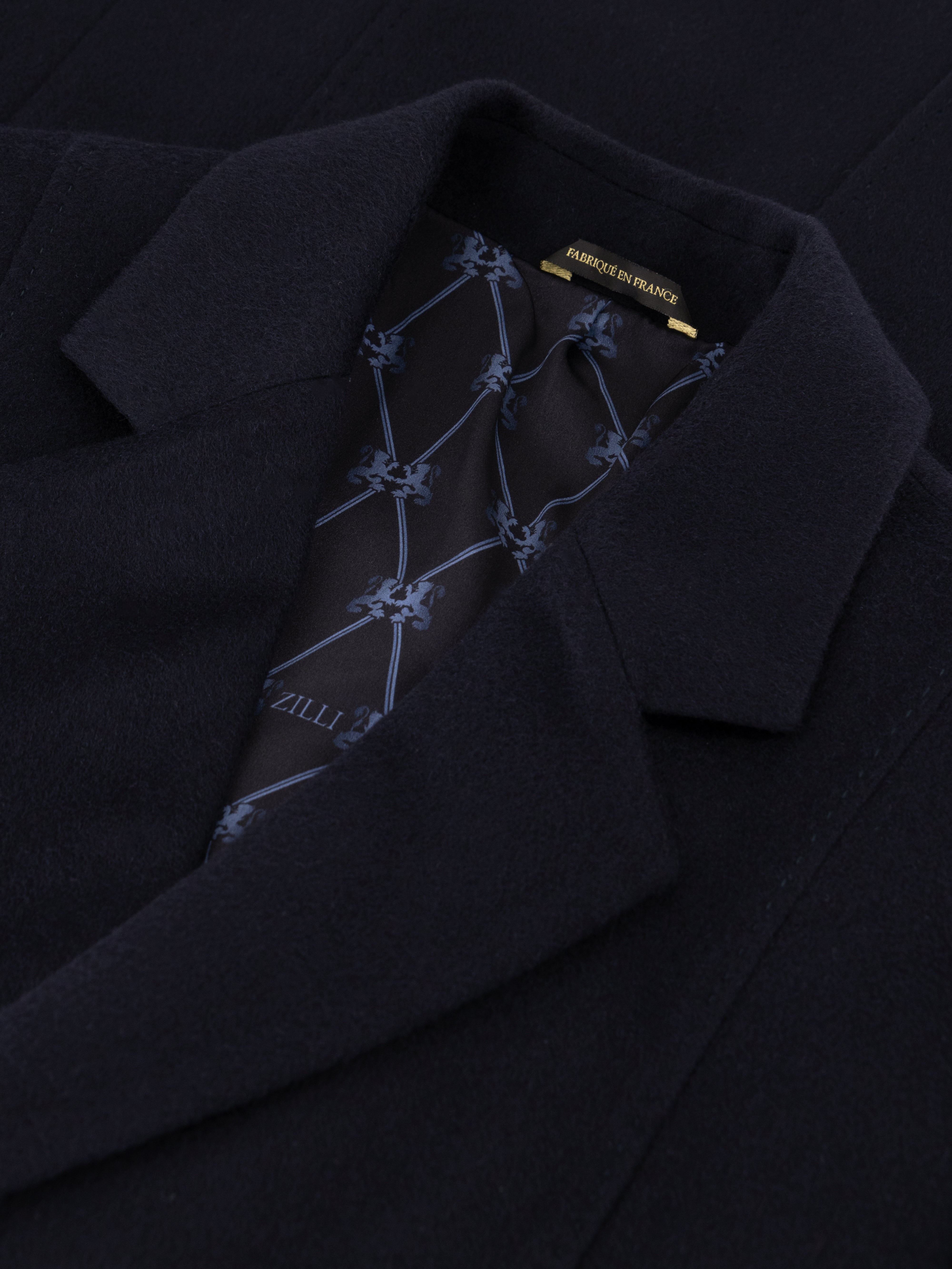 Cashmere Coat Blue Navy