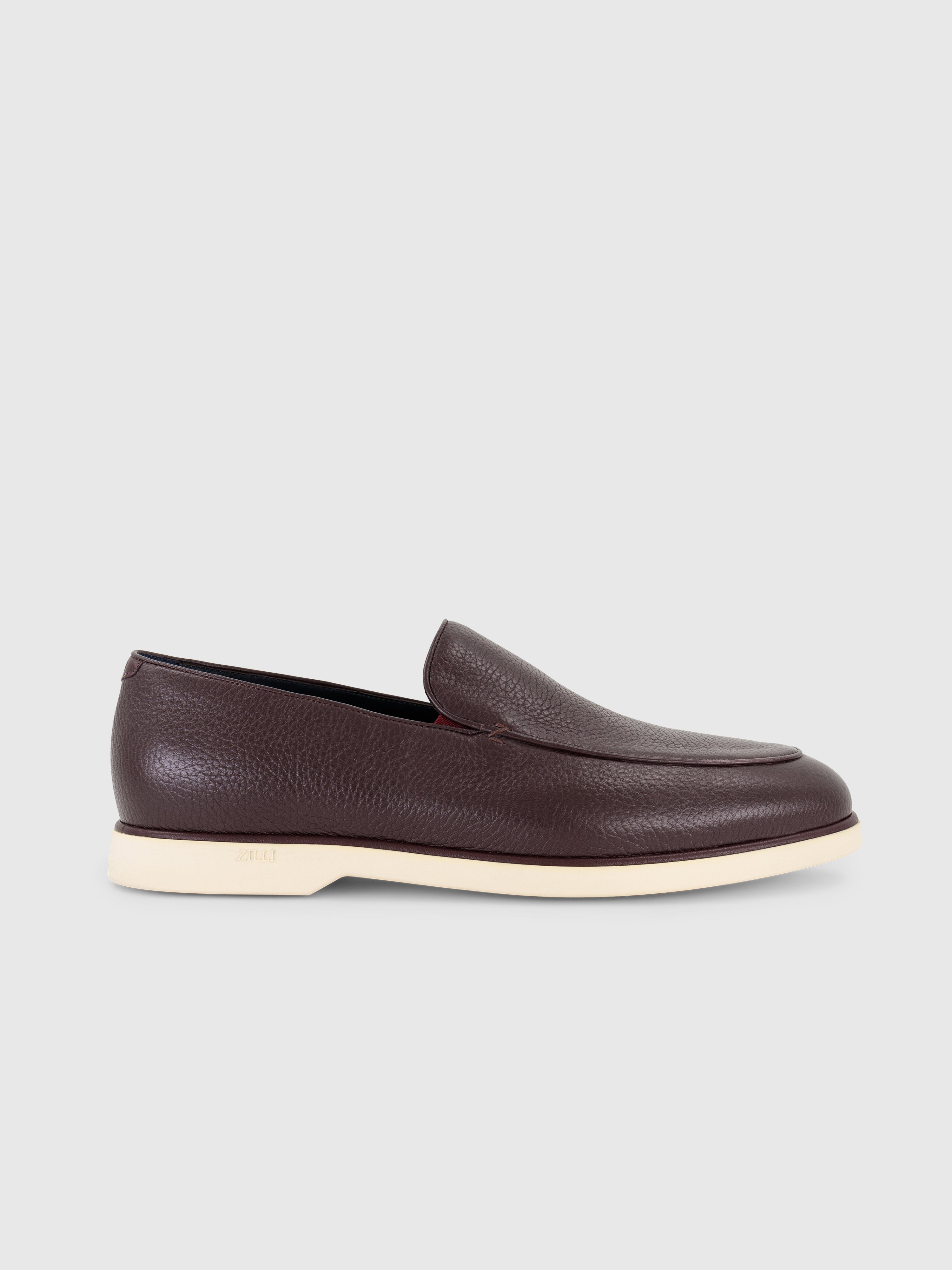 Bordeaux Casual Loafers in Deerskin