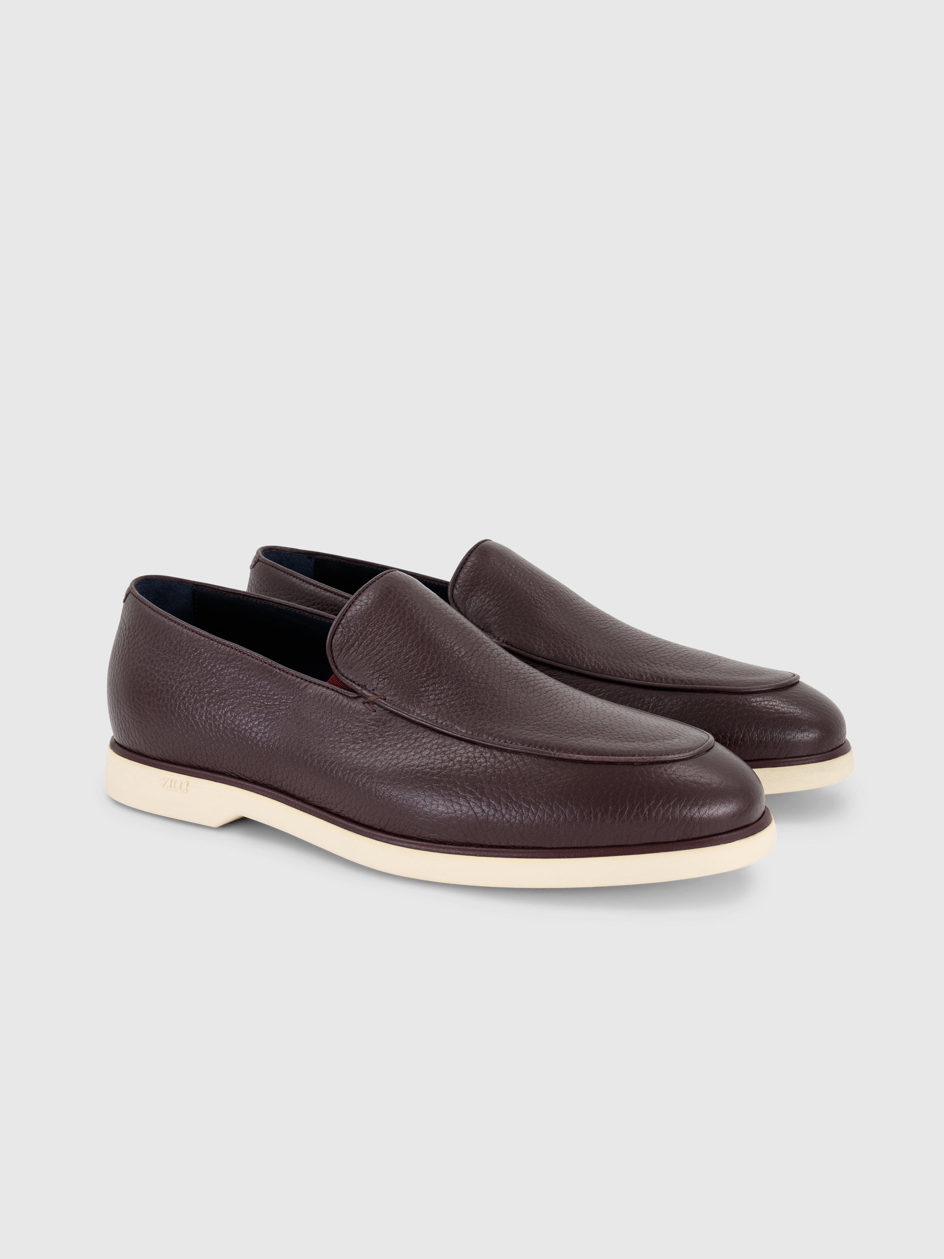 Bordeaux Casual Loafers in Deerskin