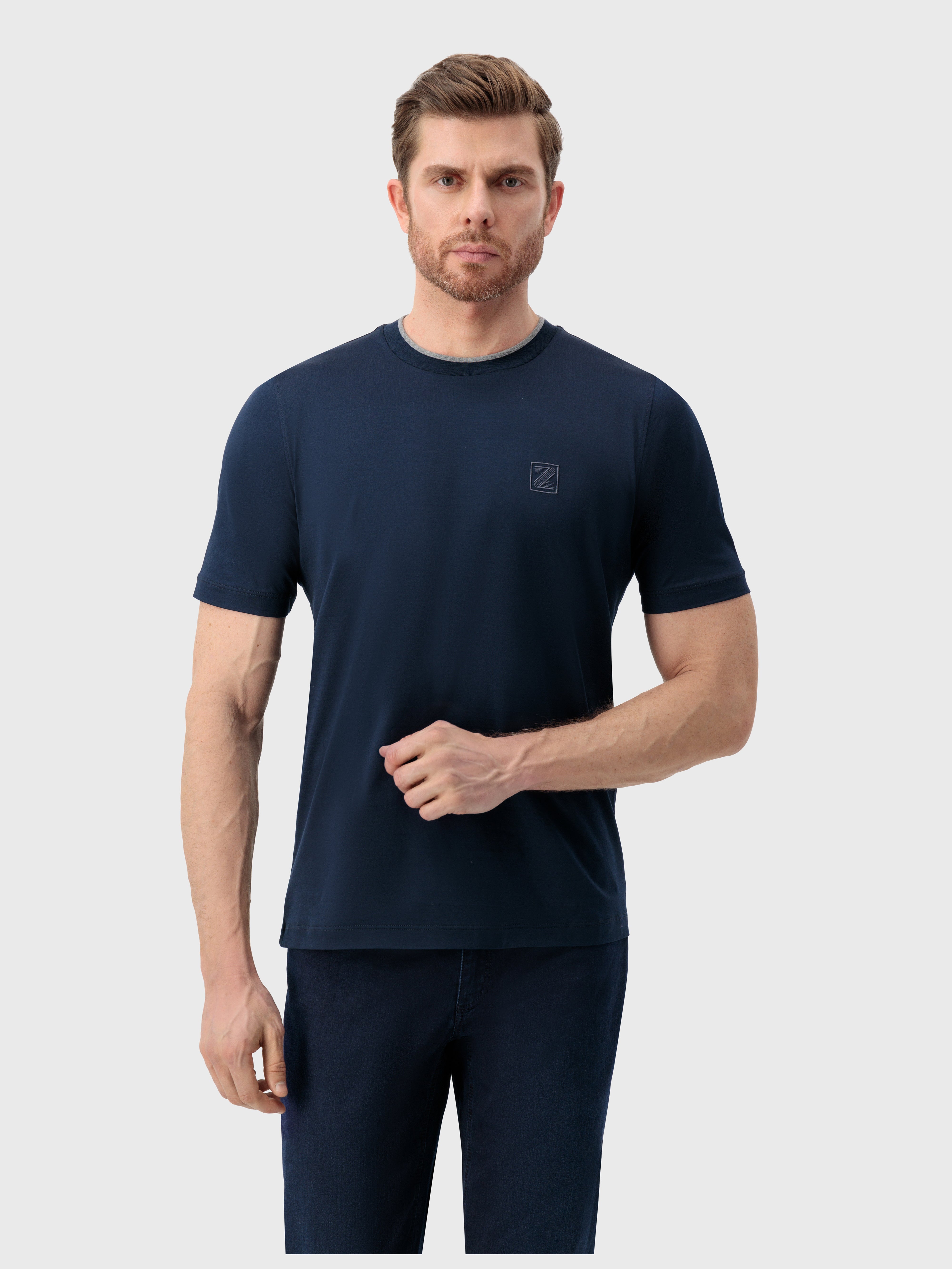 Sleek T-Shirt Dark Navy