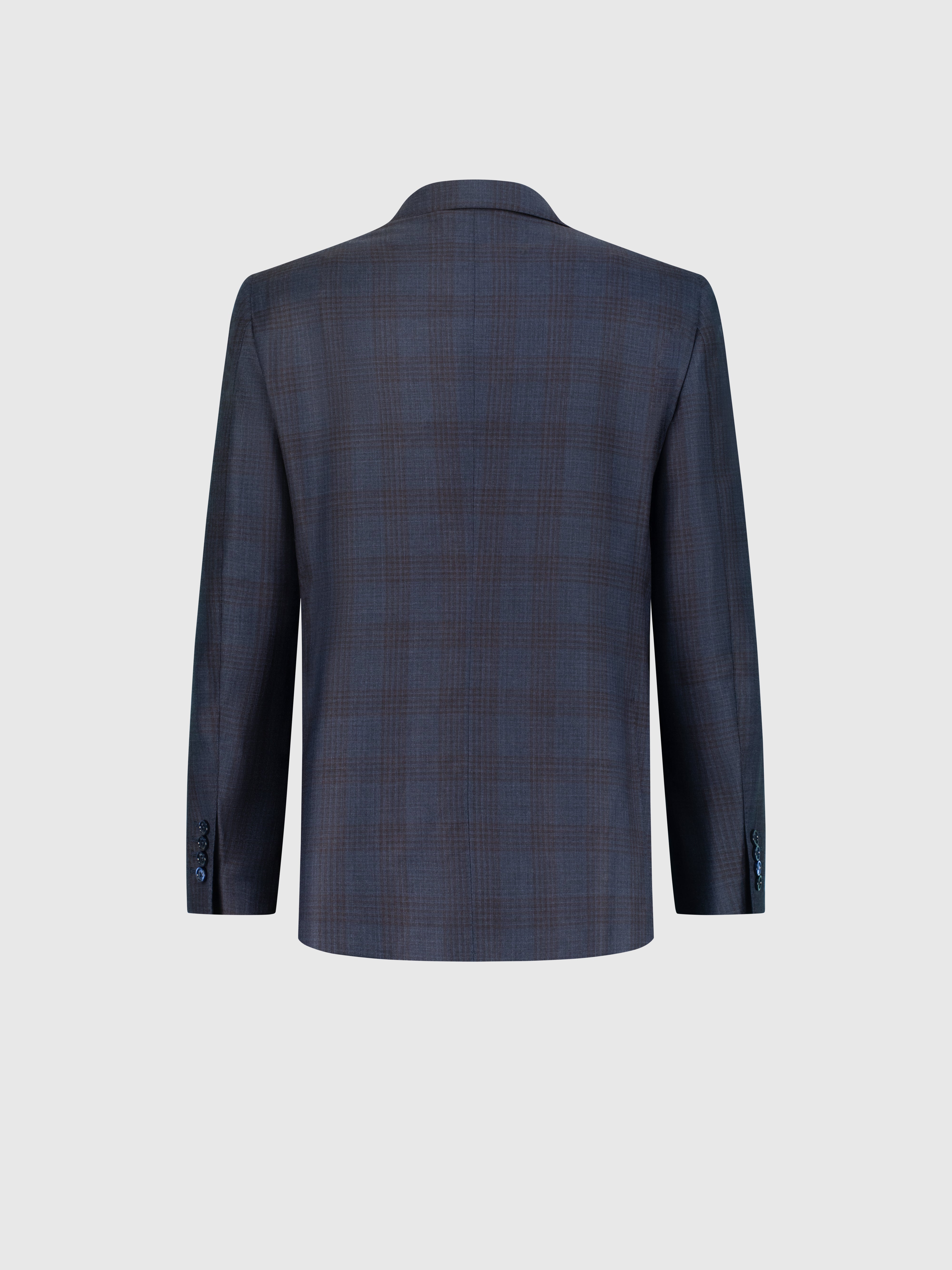 130s Wool Plaid Blazer