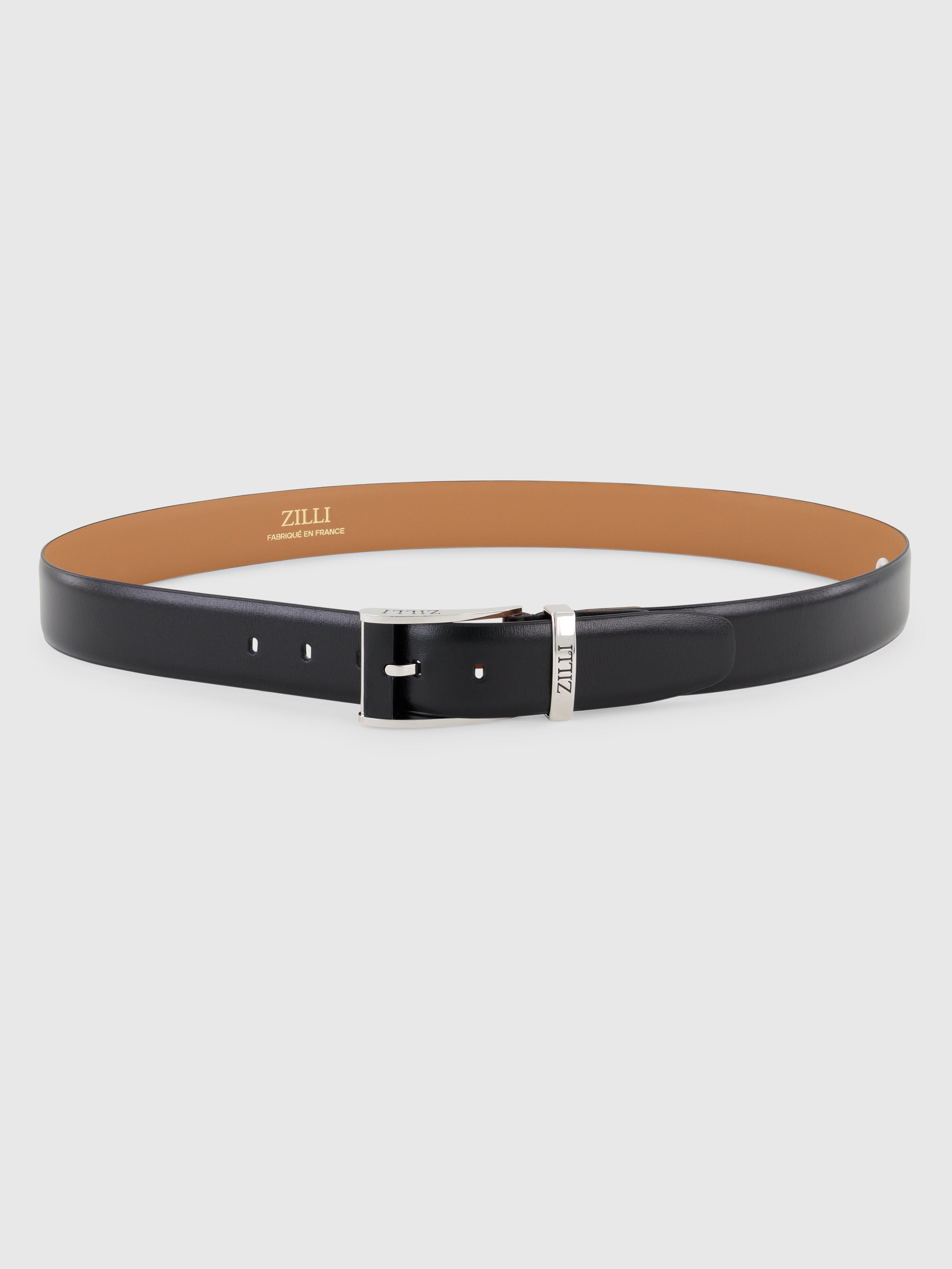 Box Calfskin Belt with 2007 Buckle Black