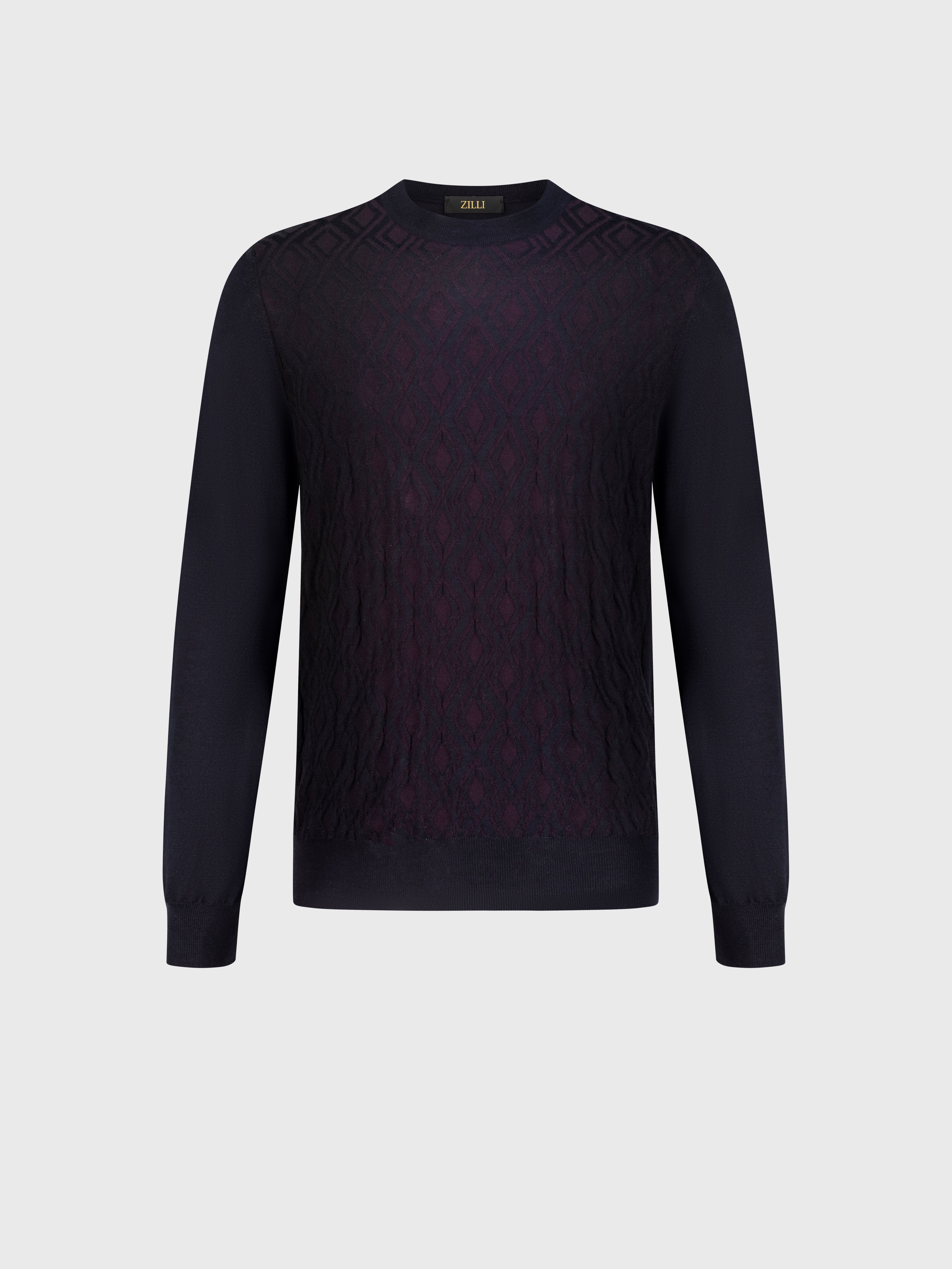 Crew Neck Knitwear Sweater Dark Navy