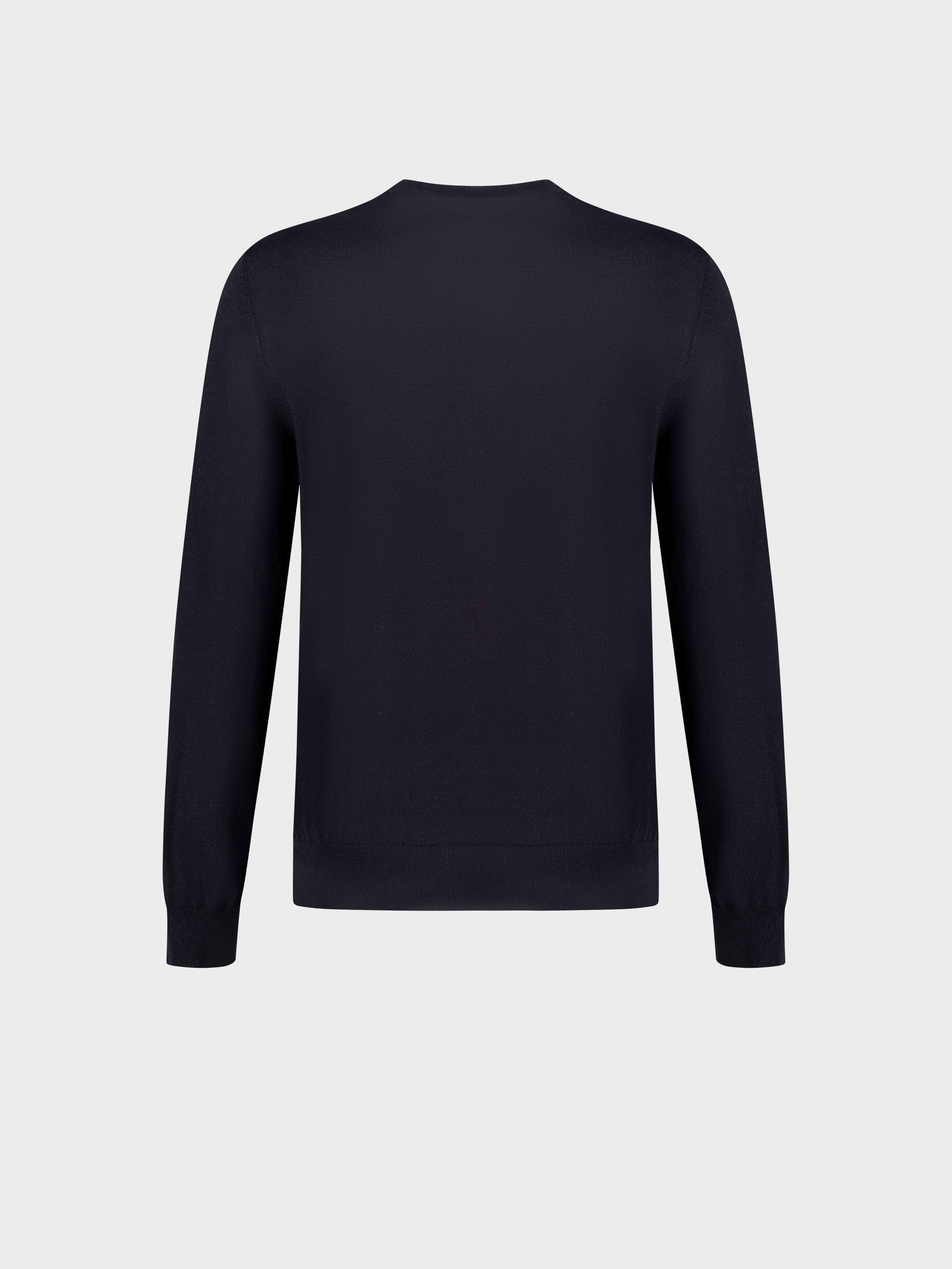 Crew Neck Knitwear Sweater Dark Navy