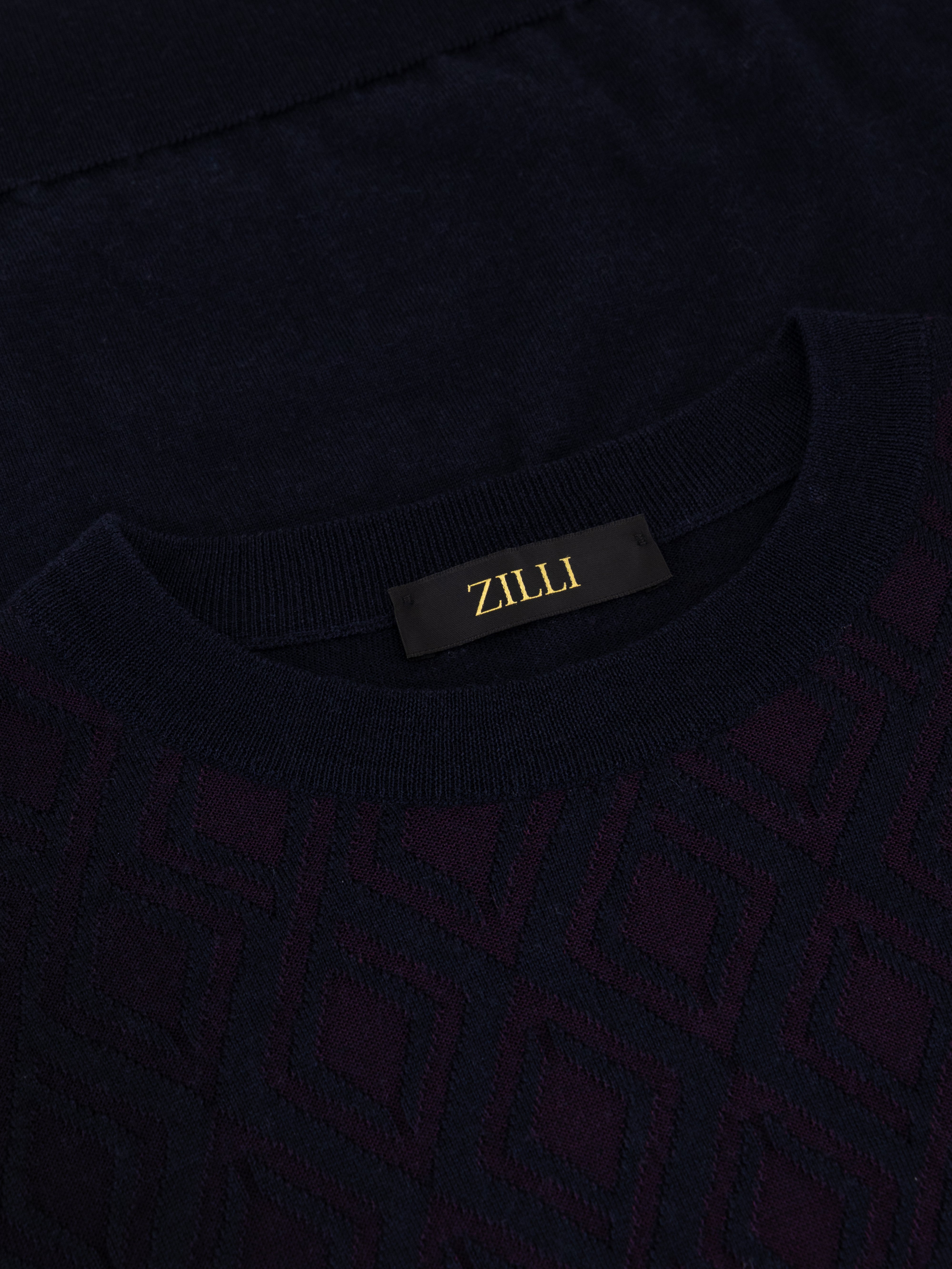 Crew Neck Knitwear Sweater Dark Navy