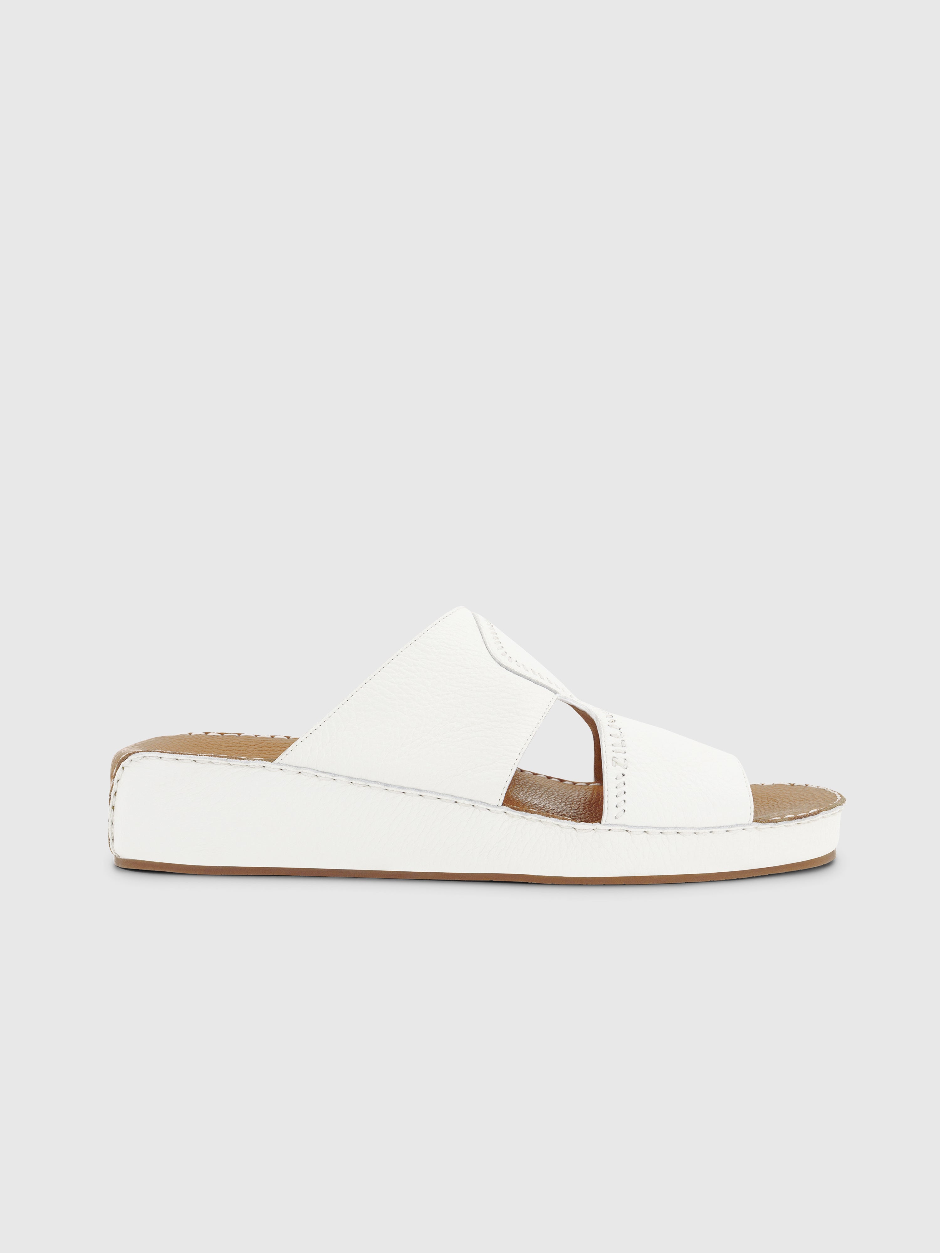 Deerskin Sandals White