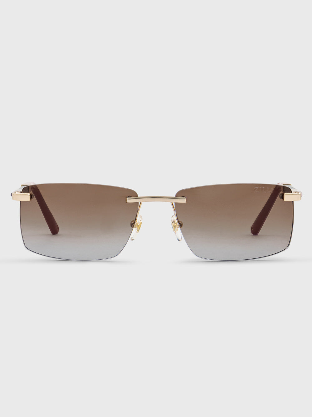 Lev Sunglasses - Shiny Gold and Red