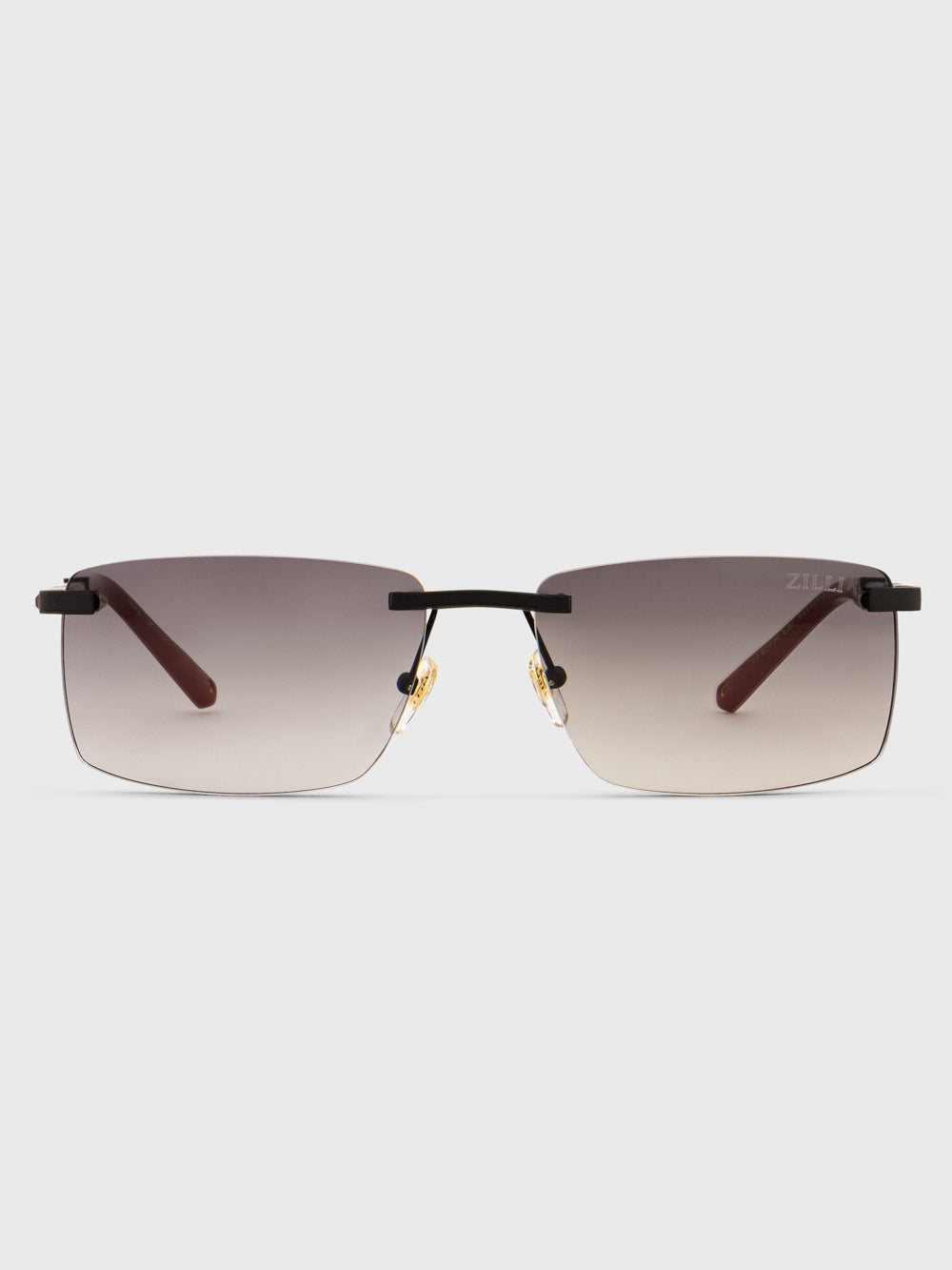 Lev Sunglasses - Satin Black and Red