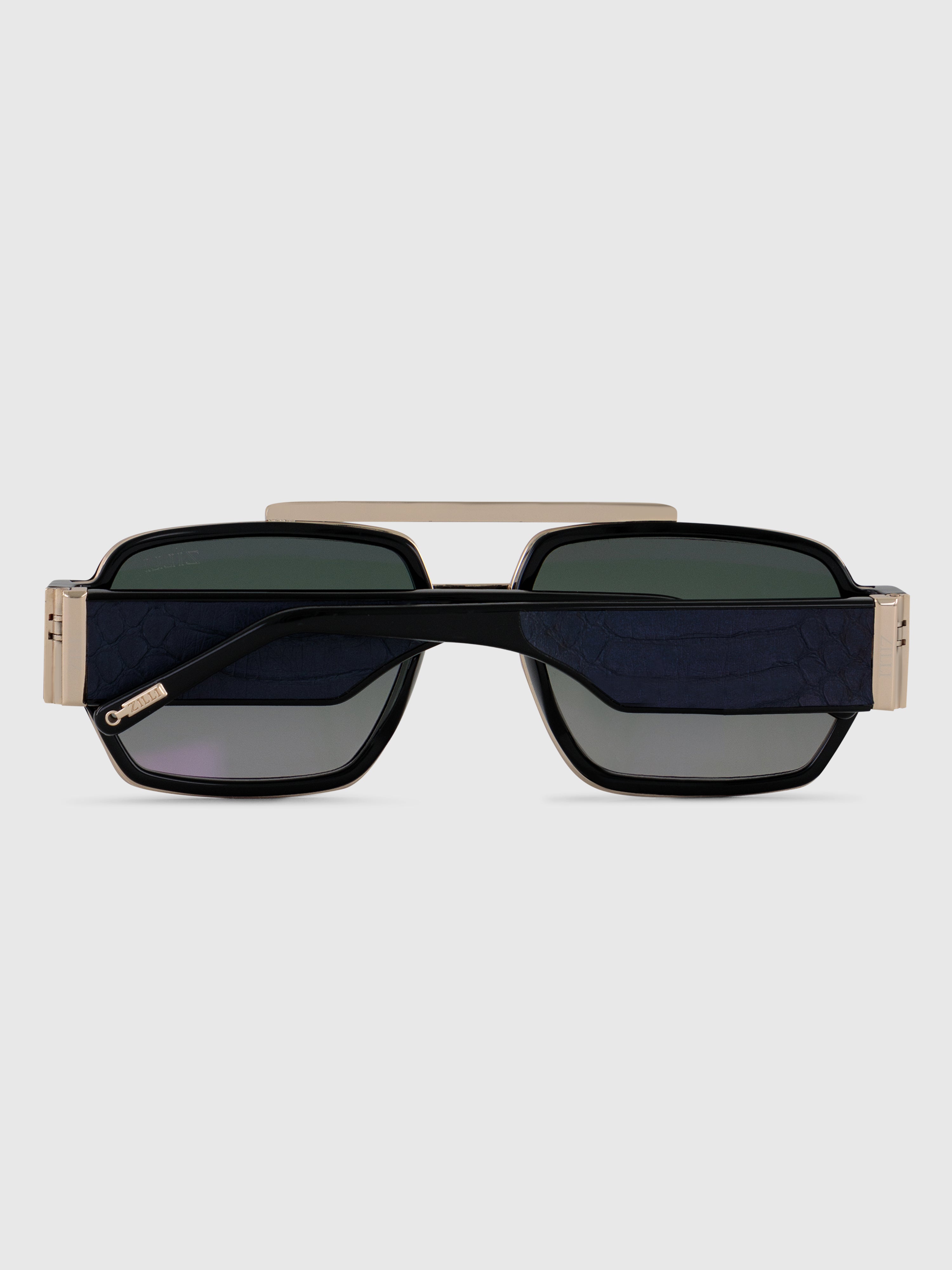 Sunglasses with Leather Details