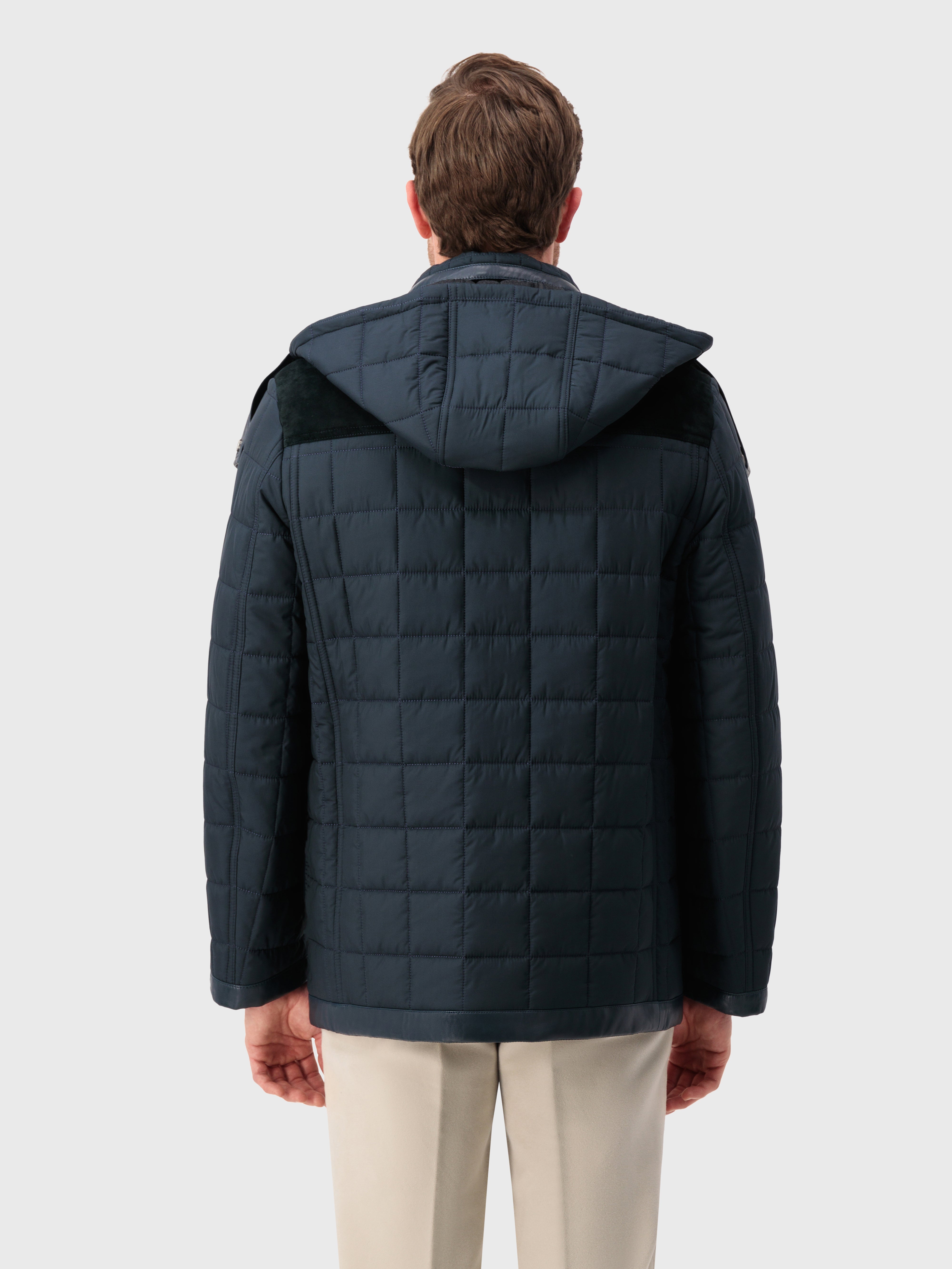 Quilted Parka Dark Green