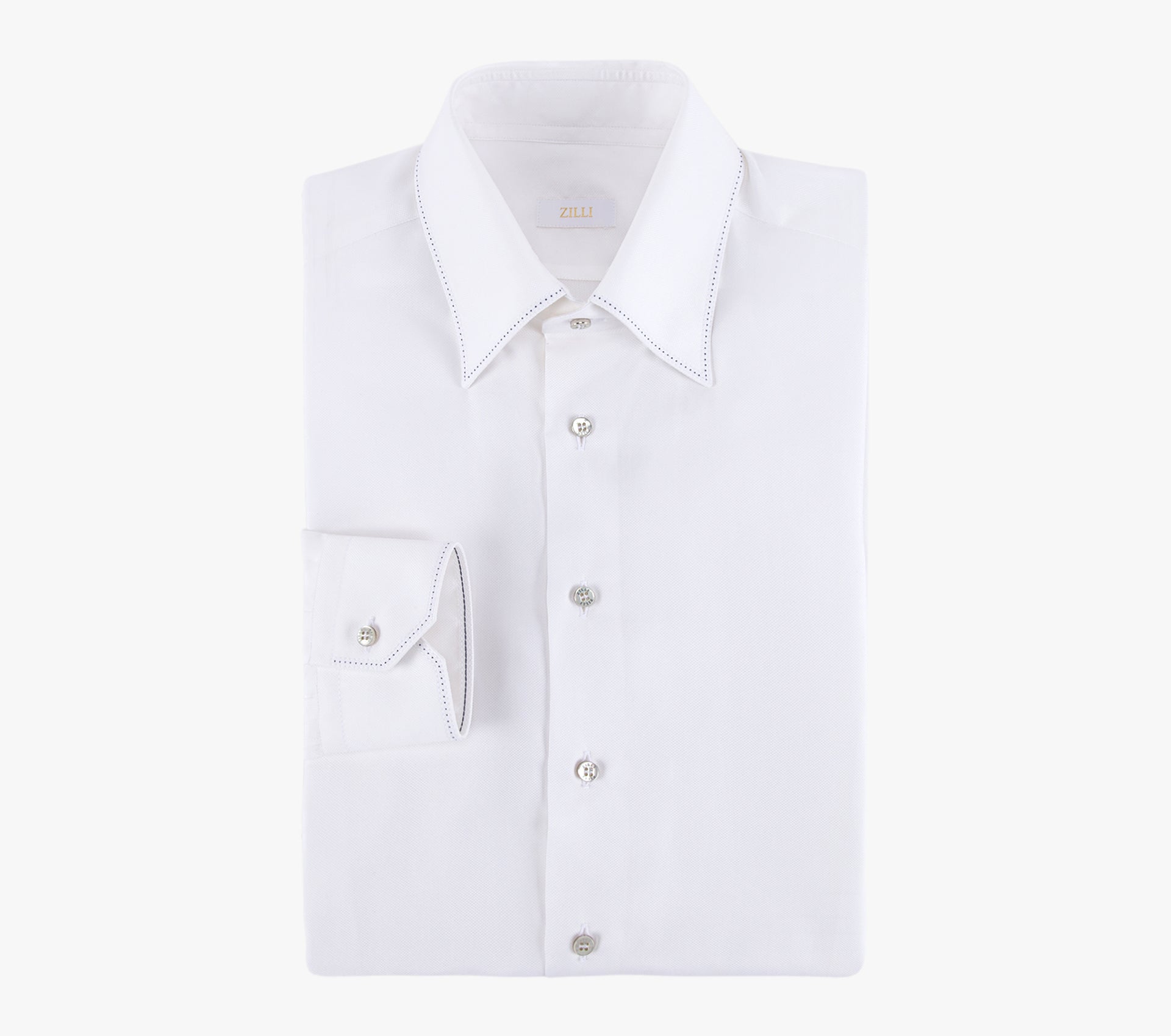 Silk Blend Long Sleeve Shirt