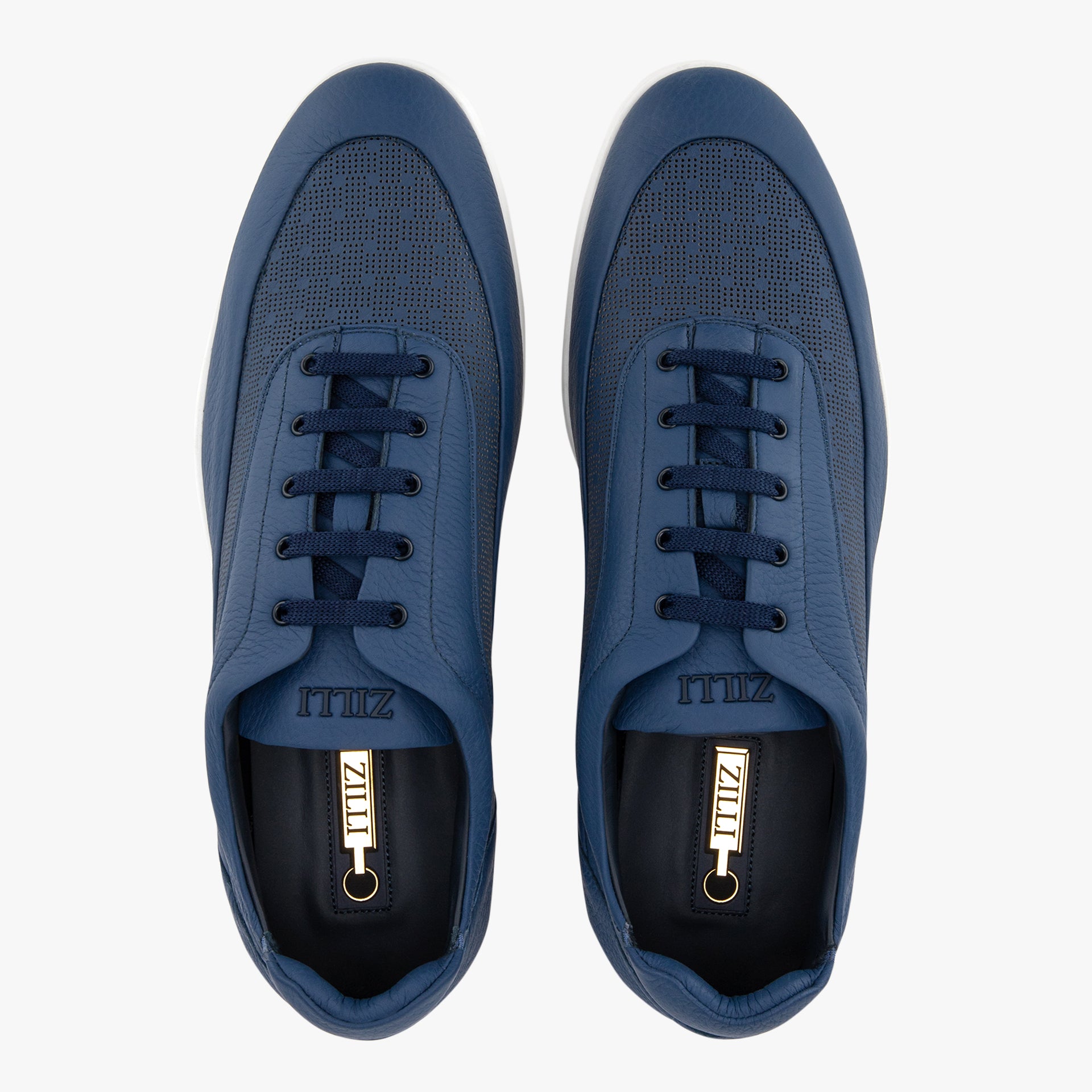 Deerskin Perforated Sneakers