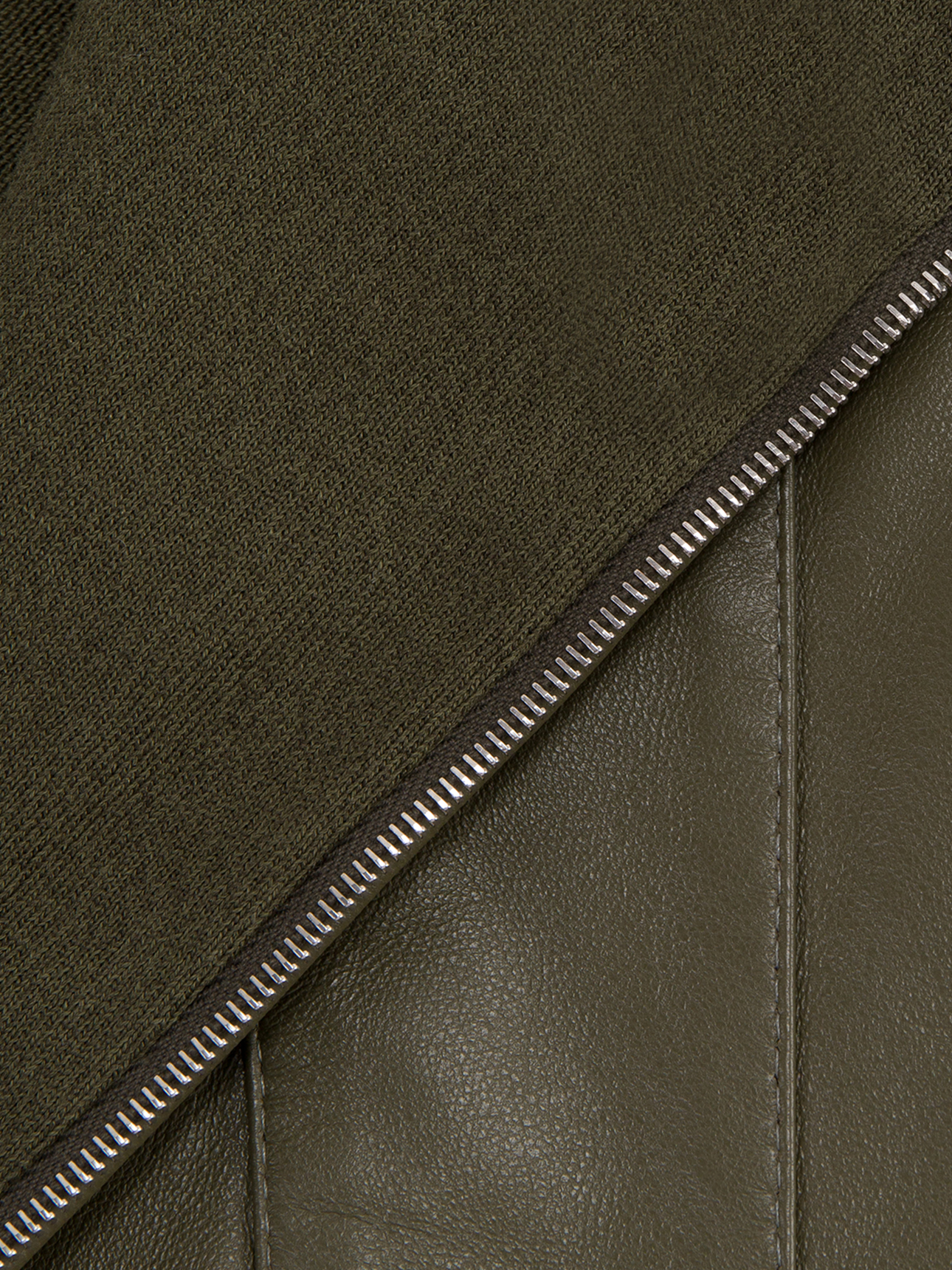 Jacket with Calfskin and Crocodile Details