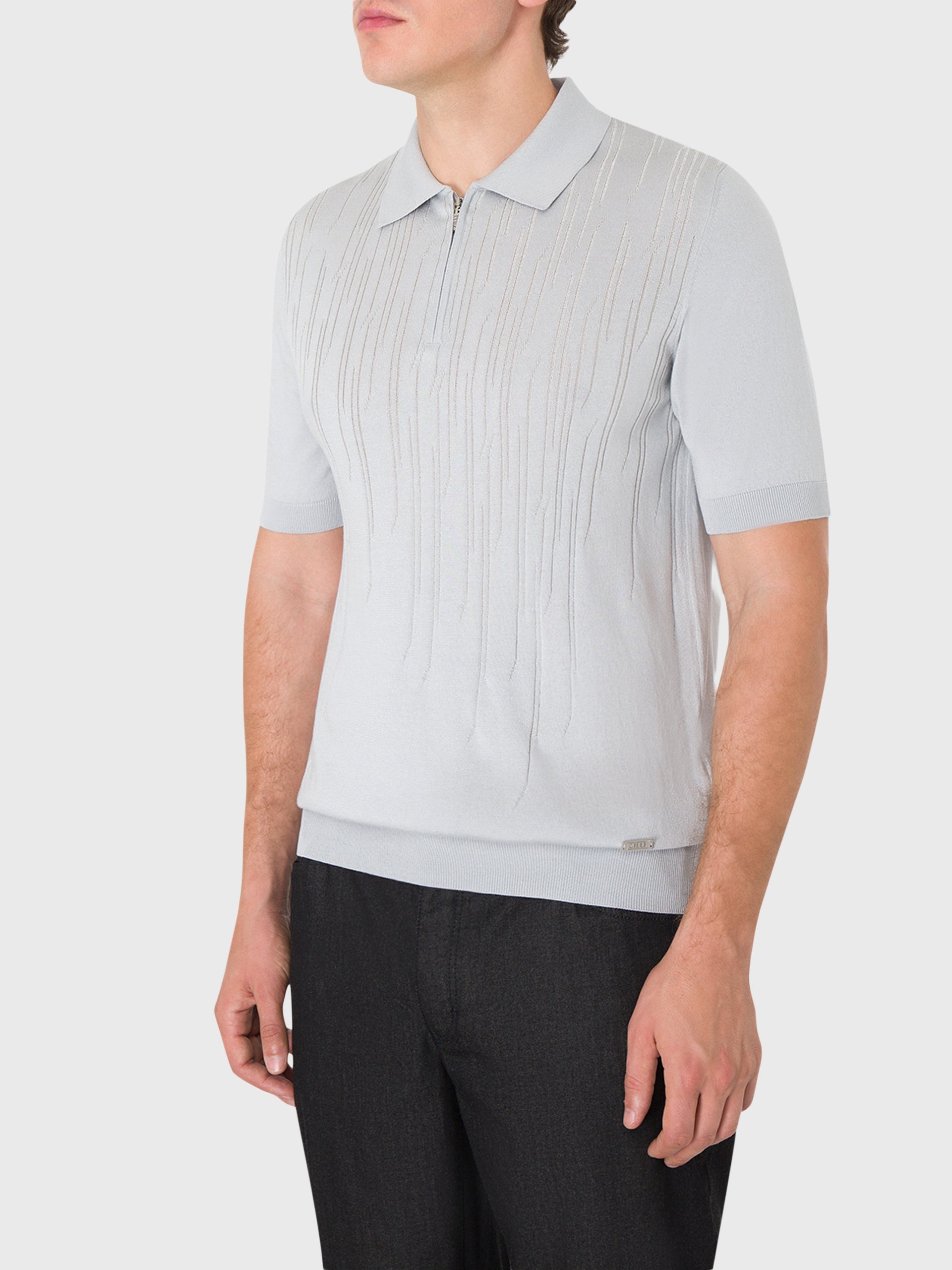 Zipped Polo Shirt