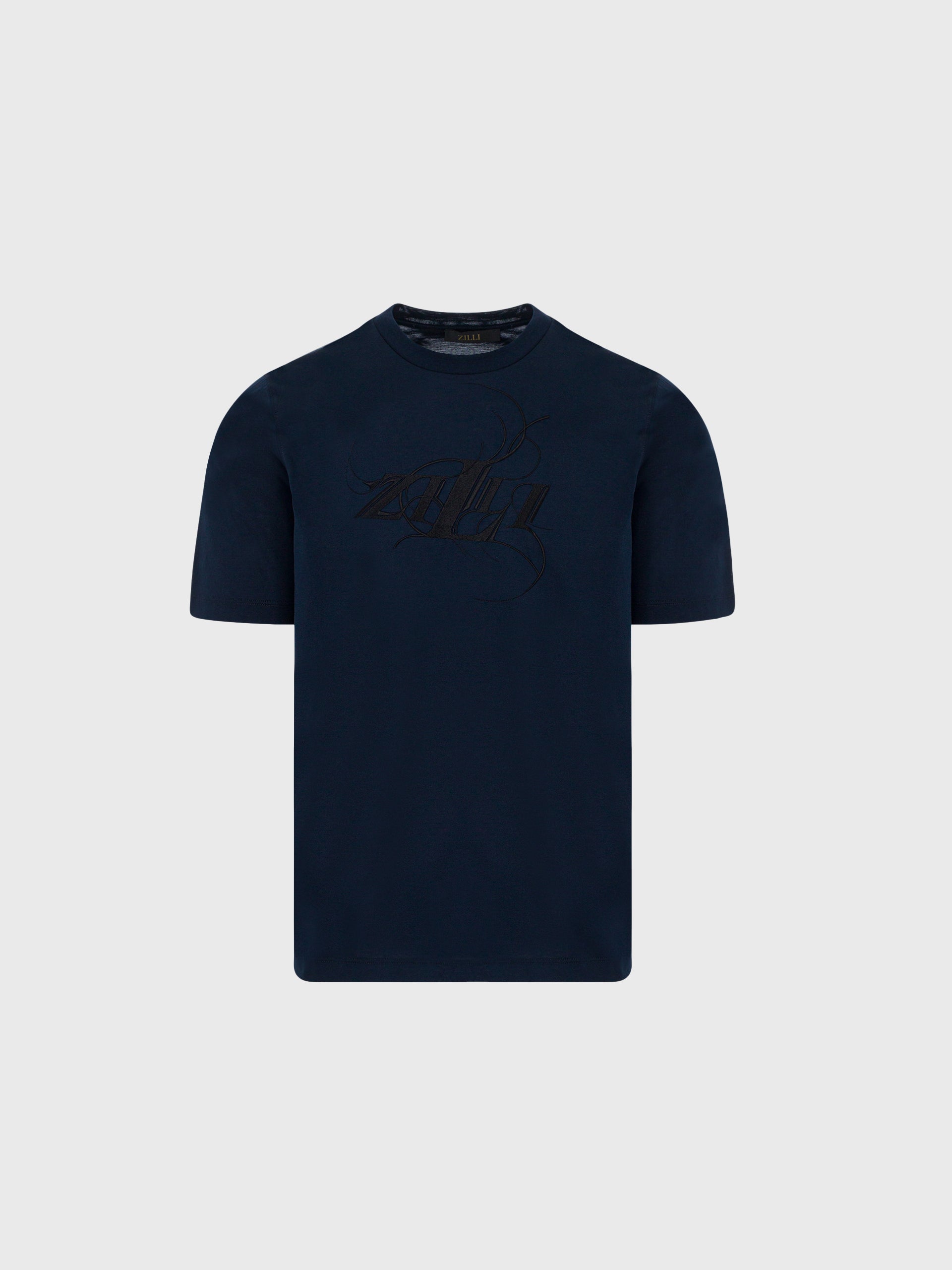 T-shirt with Stylized Zilli Lettering