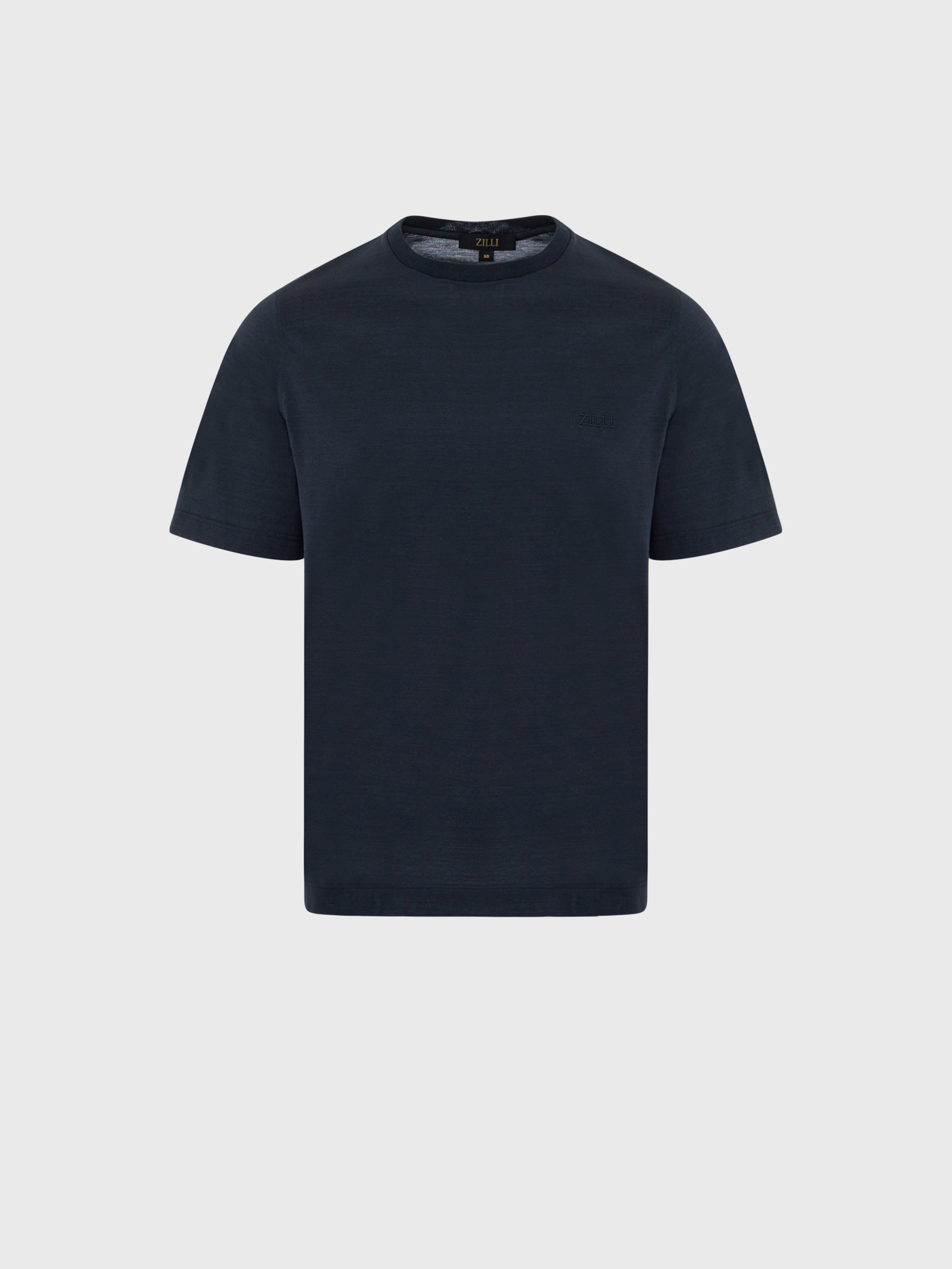 Minimalist Cotton T-Shirt Dark Grey