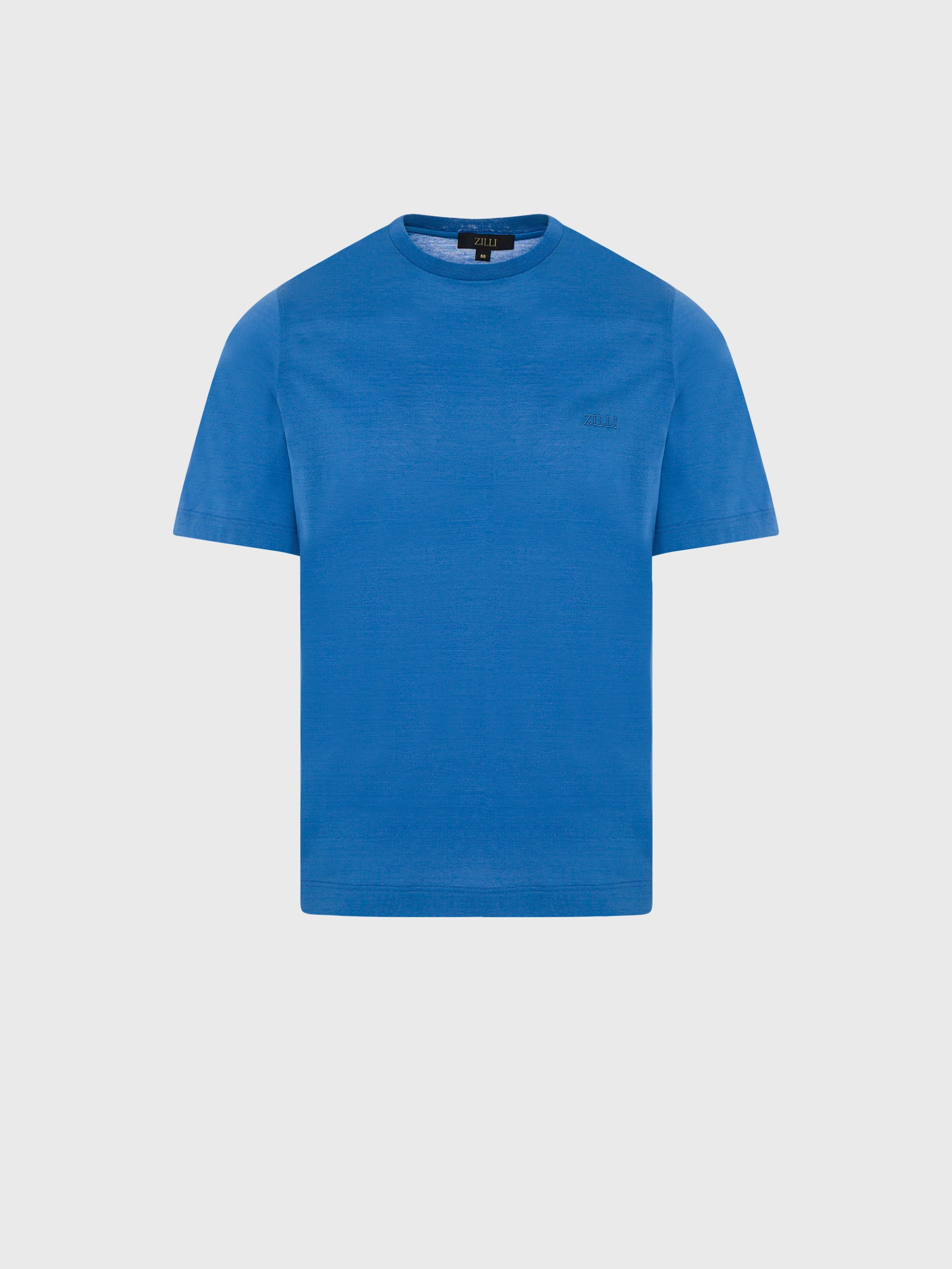 Minimalist Cotton T-Shirt Light Blue