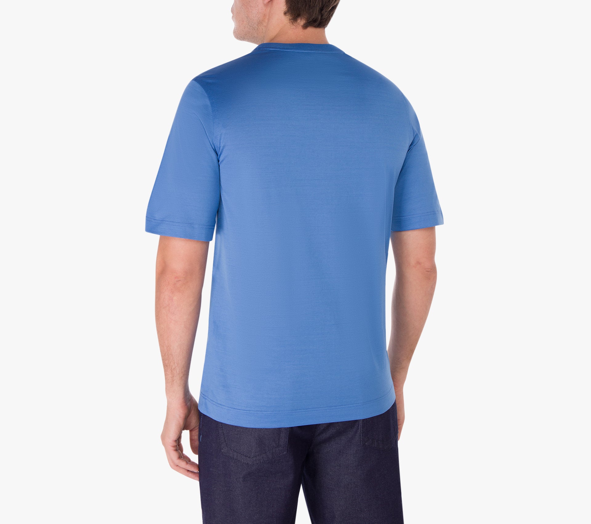 Minimalist Cotton T-Shirt Light Blue