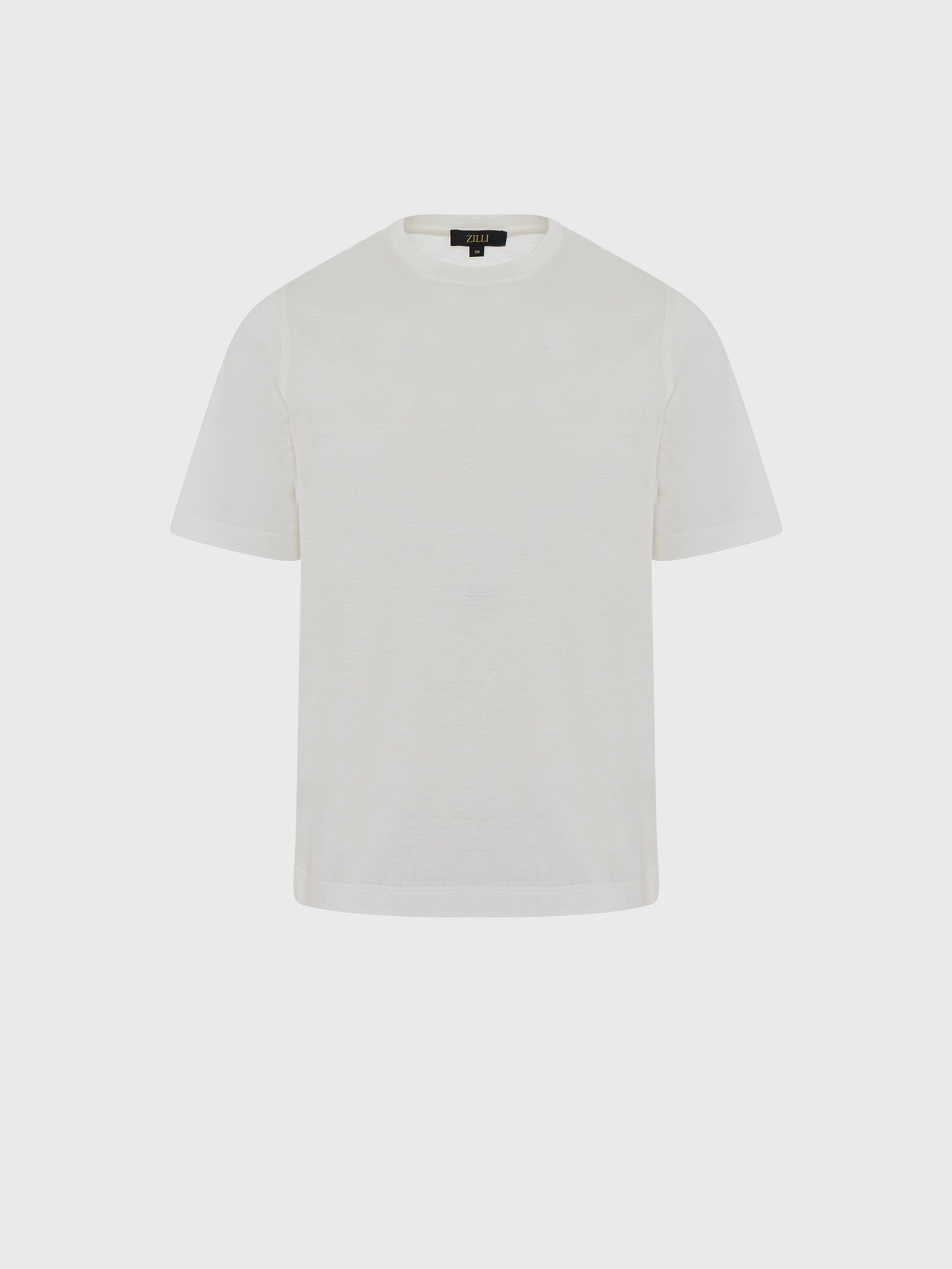 Minimalist Cotton T-Shirt Off White