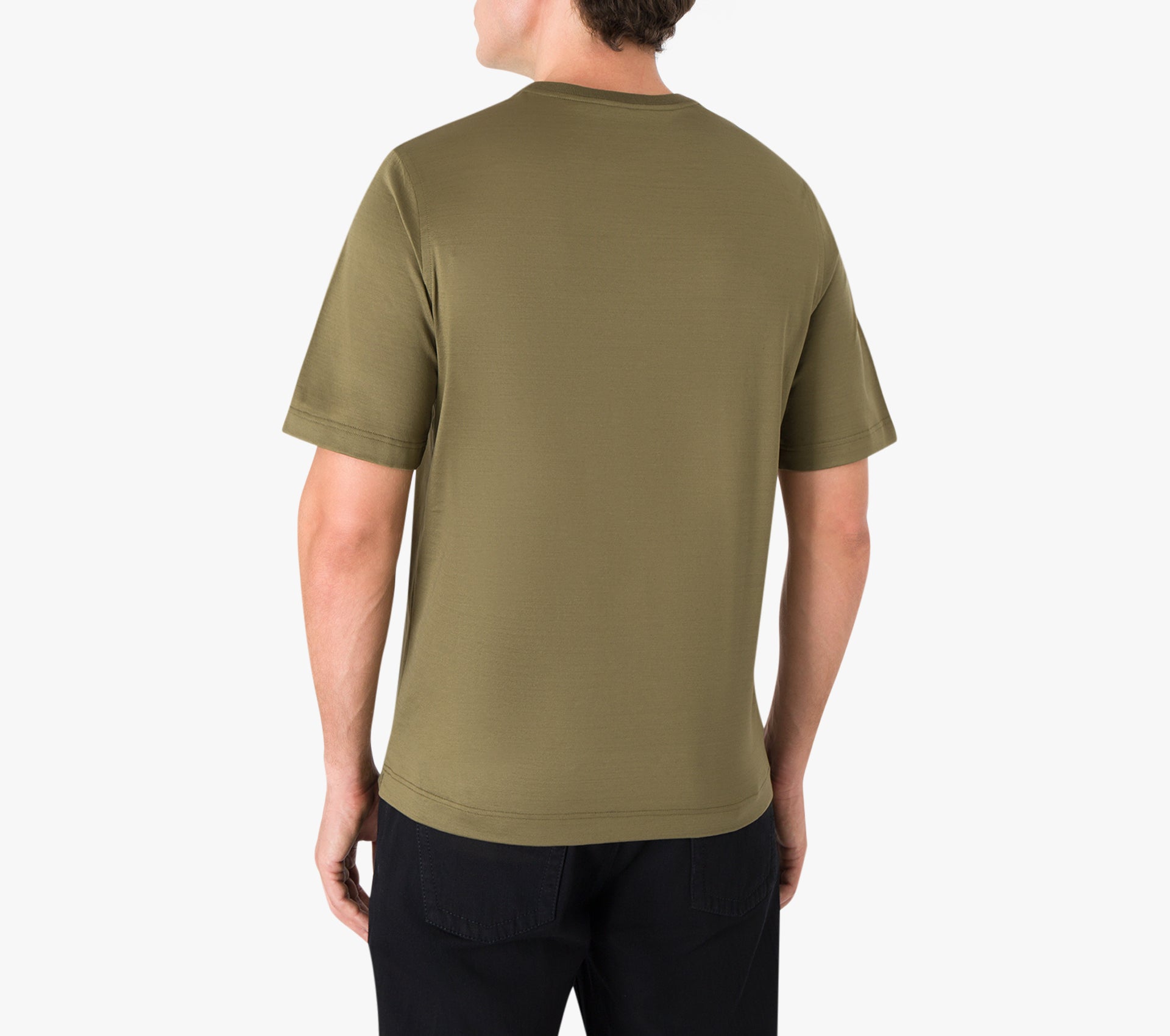 Micro Griffon Satin Finish Cotton T-Shirt