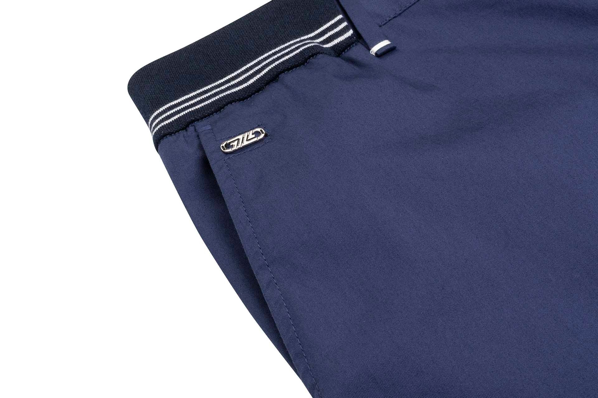 Cotton Trousers, Slim Fit, Jogging Style - ZILLI