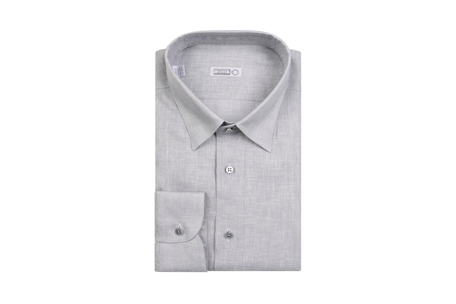 Linen Shirt, Griffon Embroidery - ZILLI