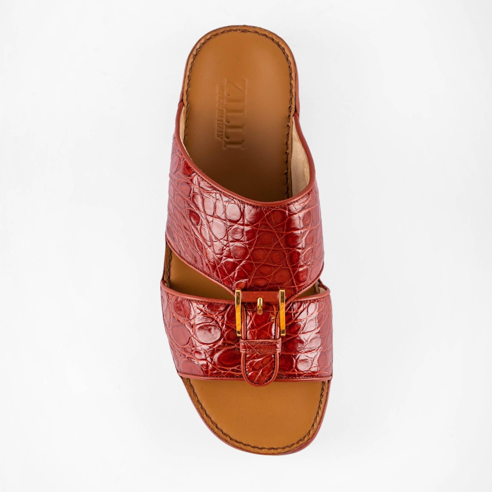 Sandals Arabic style in caiman leather - ZILLI