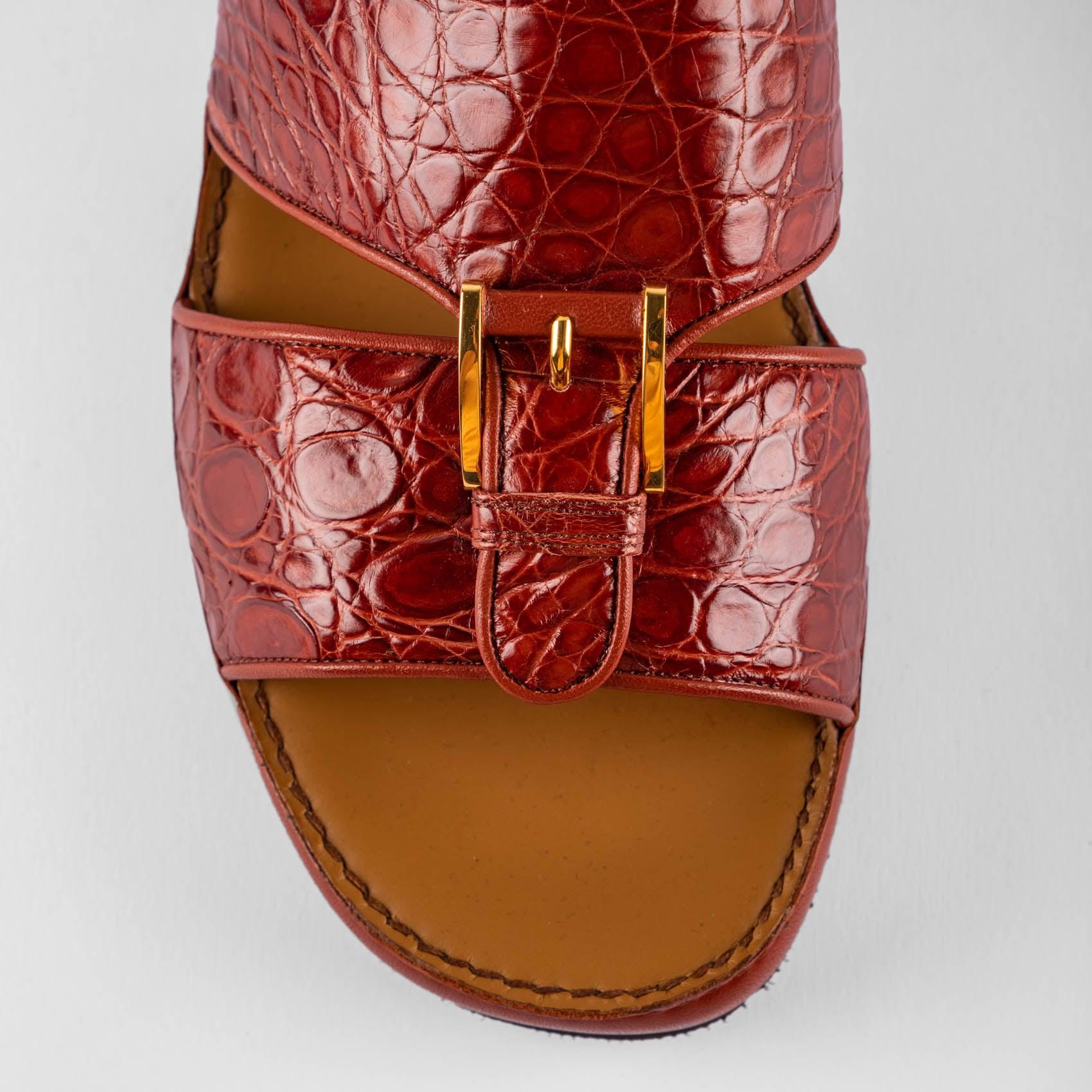 Sandals Arabic style in caiman leather - ZILLI