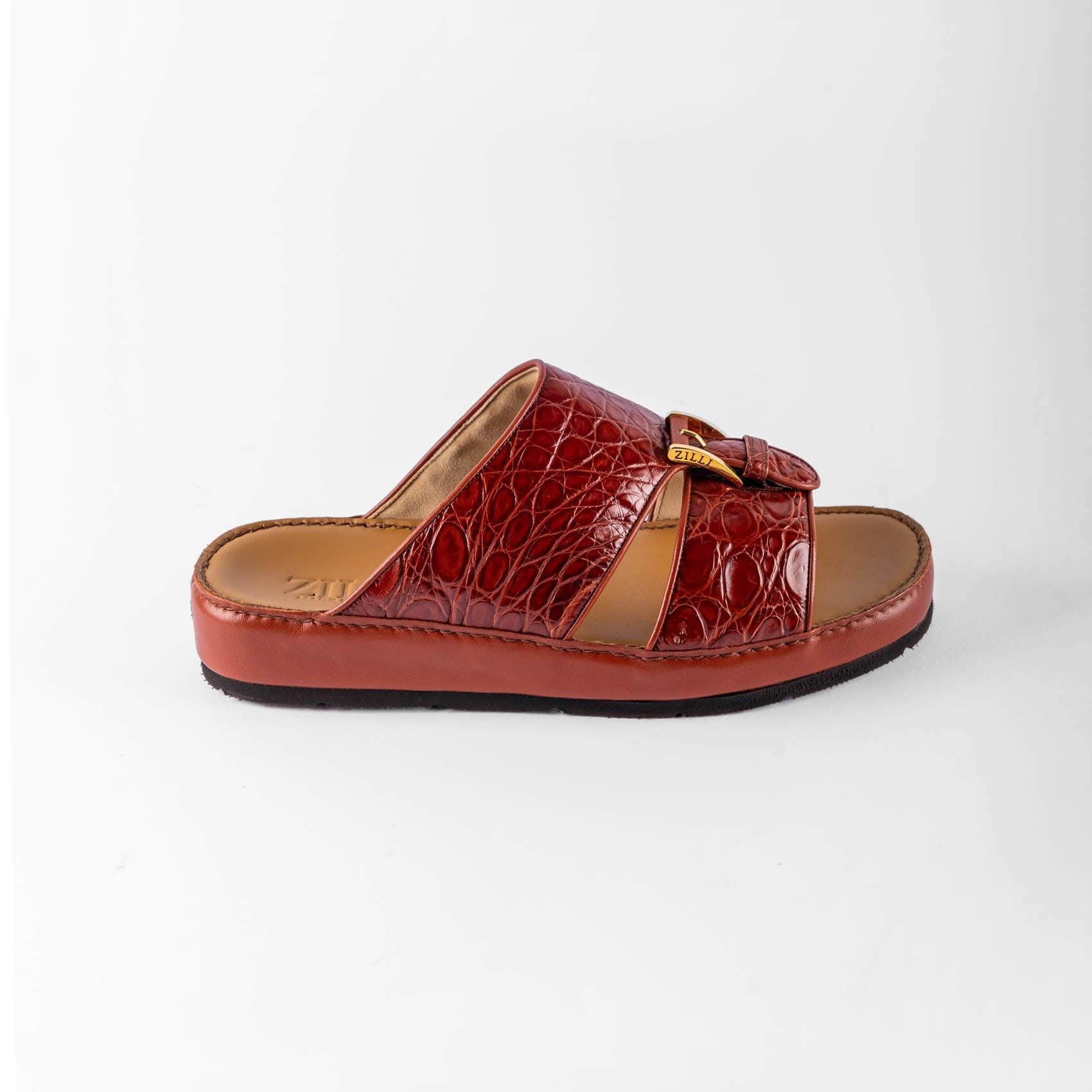 Sandals Arabic style in caiman leather - ZILLI