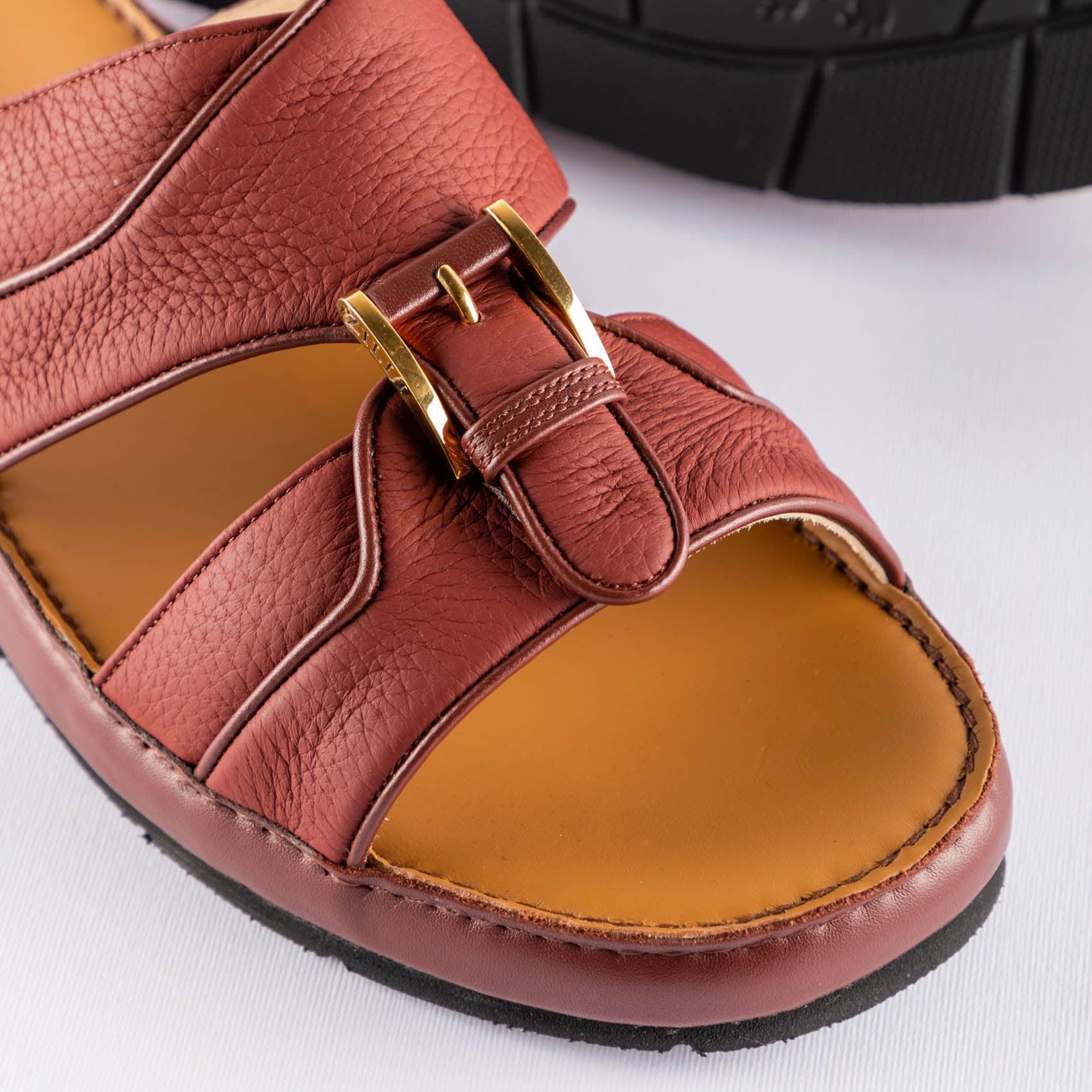 Sandals Arabic style in deer leather - ZILLI