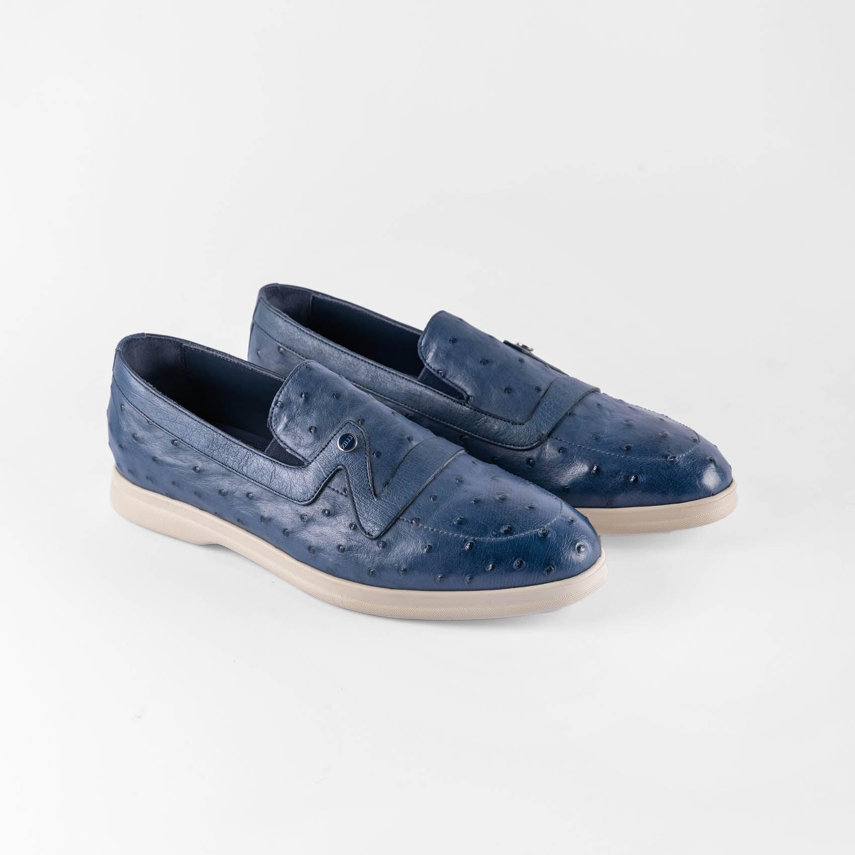 Shoes loafer casual ostrich leather - ZILLI