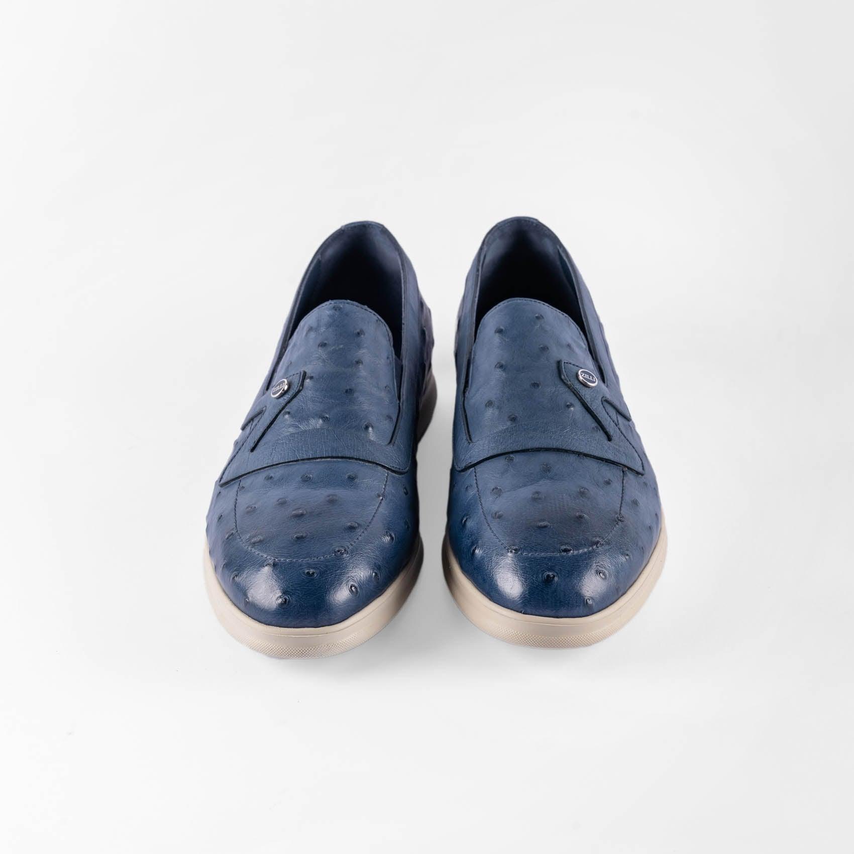 Shoes loafer casual ostrich leather - ZILLI